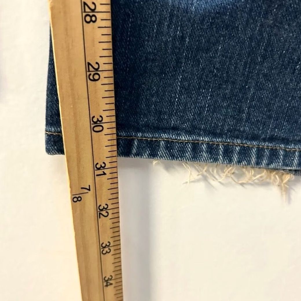 Vintage LL Bean Mens Jeans Blue Denim 100% Cotton 34x30 Regular Fit 5-Pocket Design Medium Size US 34 / EU 50 - 6 Thumbnail