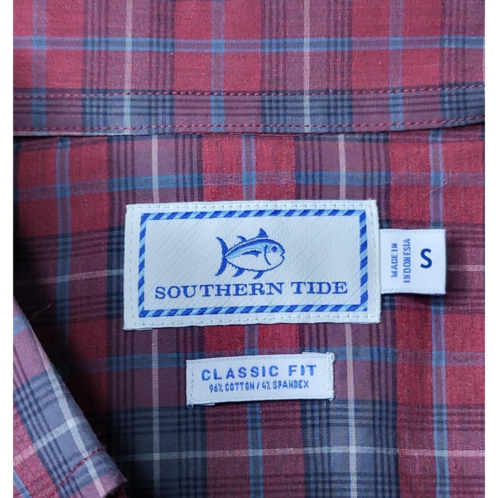 Southern Tide NWT Southern Tide Skipjack Heather Plaid Button-Down Size S Size US S / EU 44-46 / 1 - 8 Thumbnail