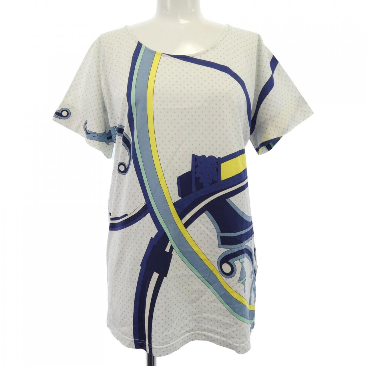 Hermes Hermes Hermes WASHINGTON'S CARRIAGE JERSEY T-shirt Cotton T-Shirts DUTY FREE for USA Size ONE SIZE - 1 Thumbnail