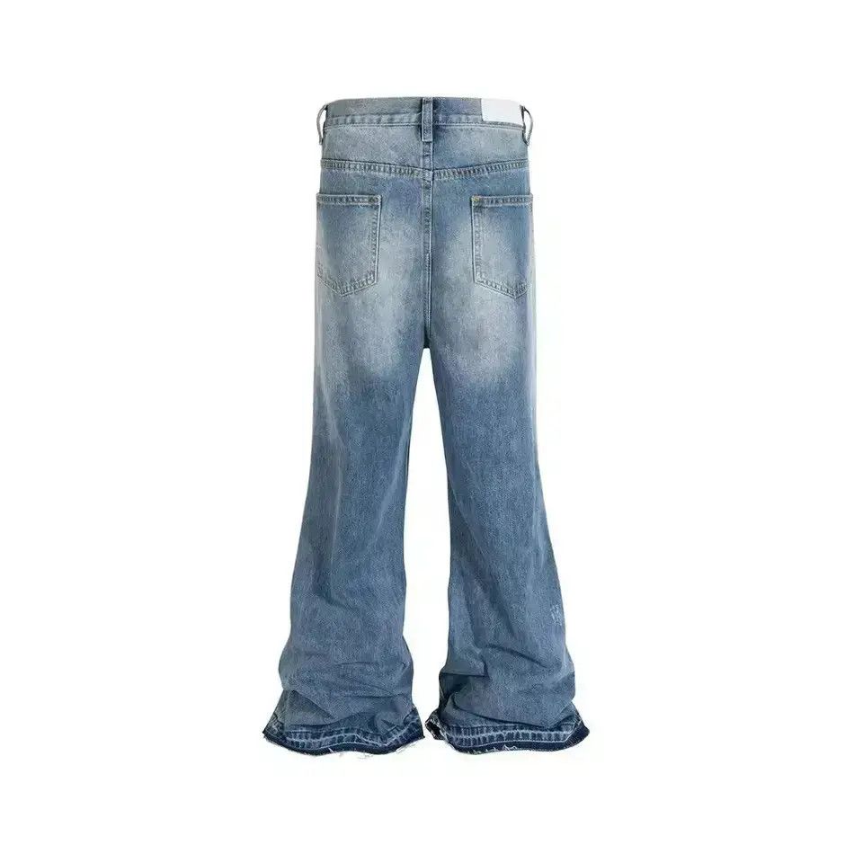 Japanese Brand Tassel Frayed Damaged Hole Baggy Jeans Size US 32 / EU 48 - 6 Thumbnail