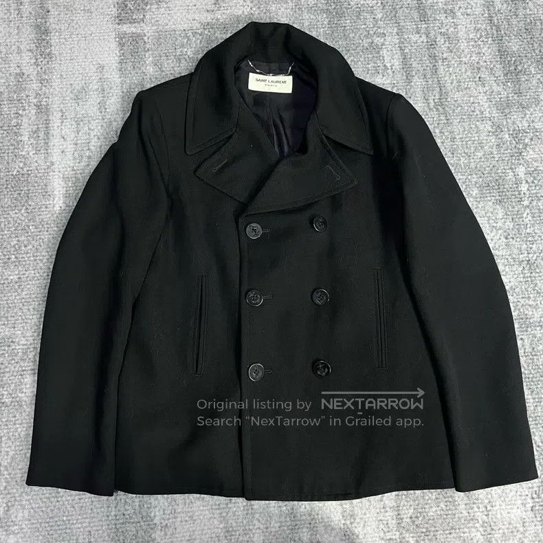 Saint Laurent Paris Saint Laurent Paris Navy Anchor Double-breasted Jacket Size US M / EU 48-50 / 2 - 1 Thumbnail