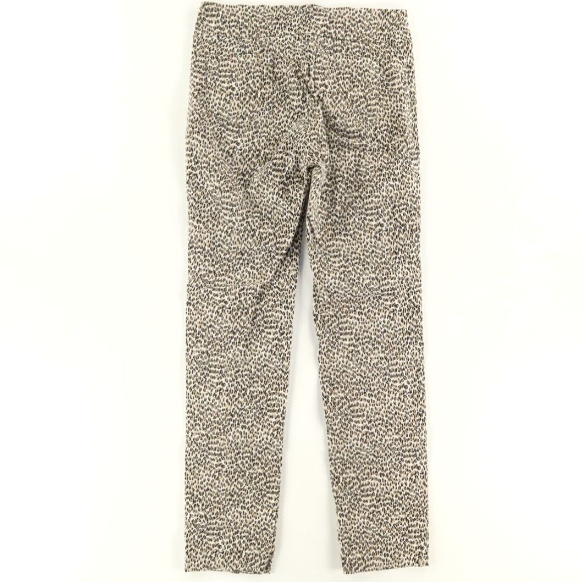 J.McLaughlin J McLaughlin Stretch Leopard High Rise Rayon Woven Pants White Women's 6 Size 28" / US 6 / IT 42 - 4 Thumbnail
