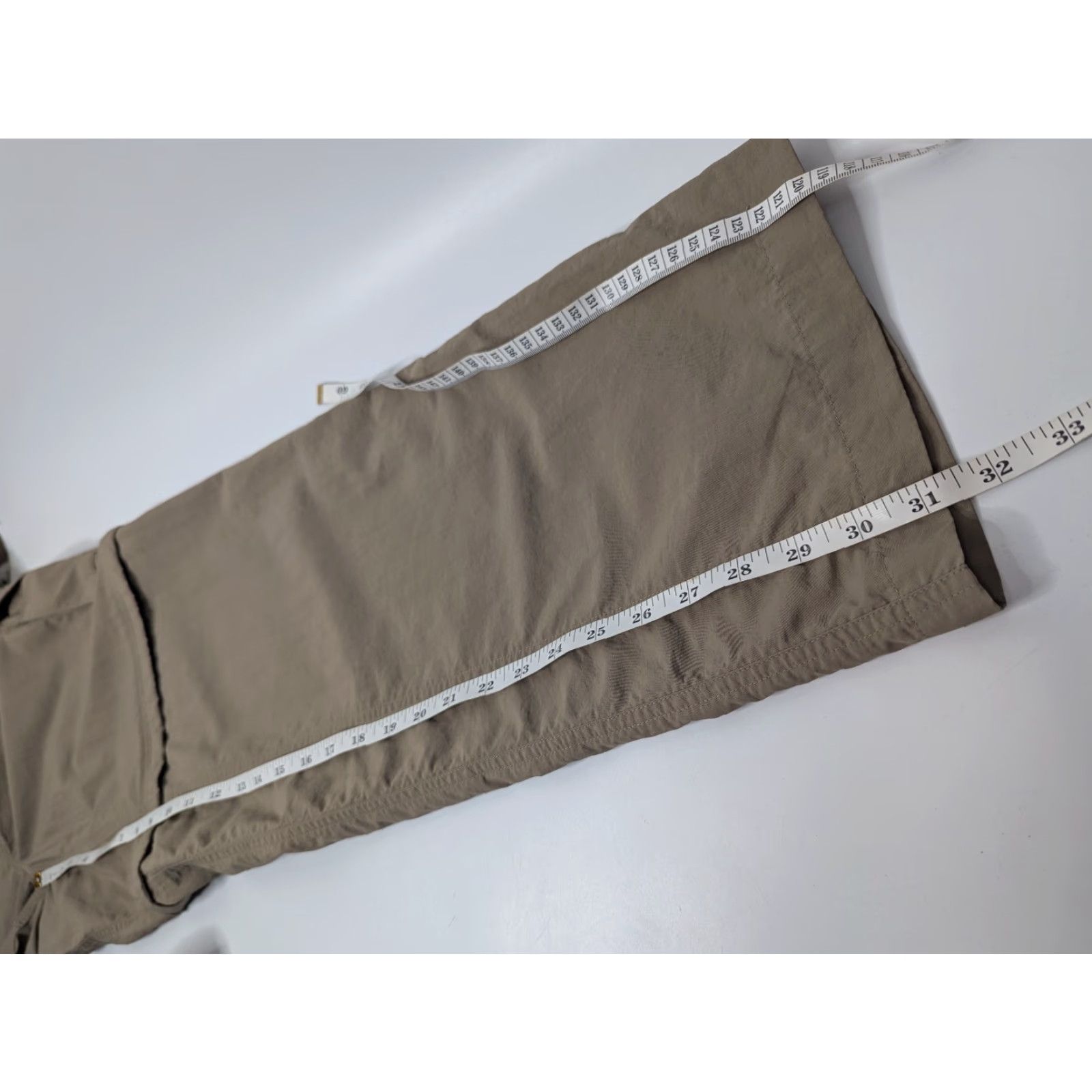 Vintage Cabela's Cargo Pants Mens XL Nylon Convertible Outdoors Classic Fit Tan Straight Front Pants Size US 36 / EU 52 - 7 Thumbnail