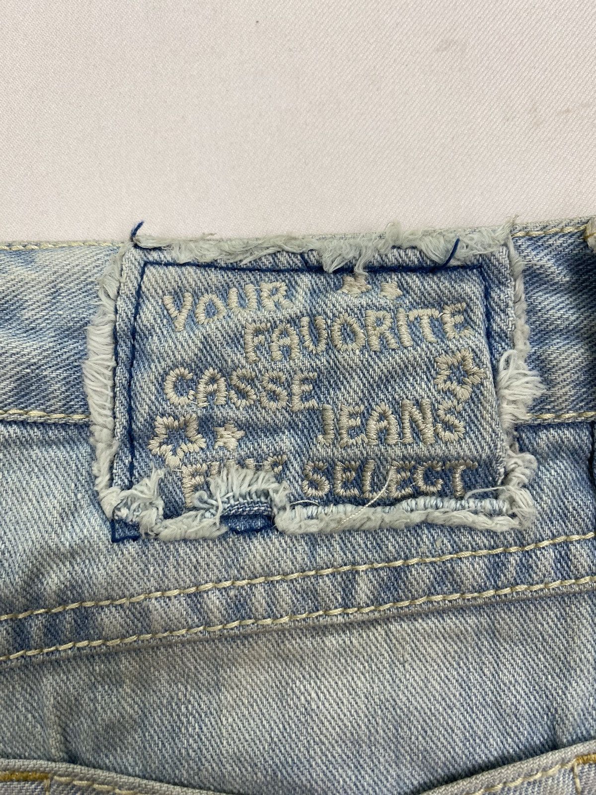 Japanese Brand Dirty Distressed Skirt Size 29" - 6 Thumbnail