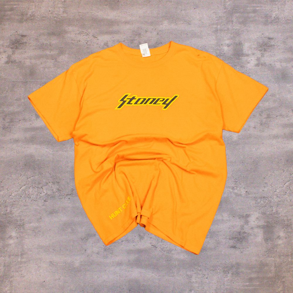 Band Tees Post Malone Stoney Hunt Club Orange Short Sleeve T-Shirt Size US M / EU 48-50 / 2 - 3 Thumbnail