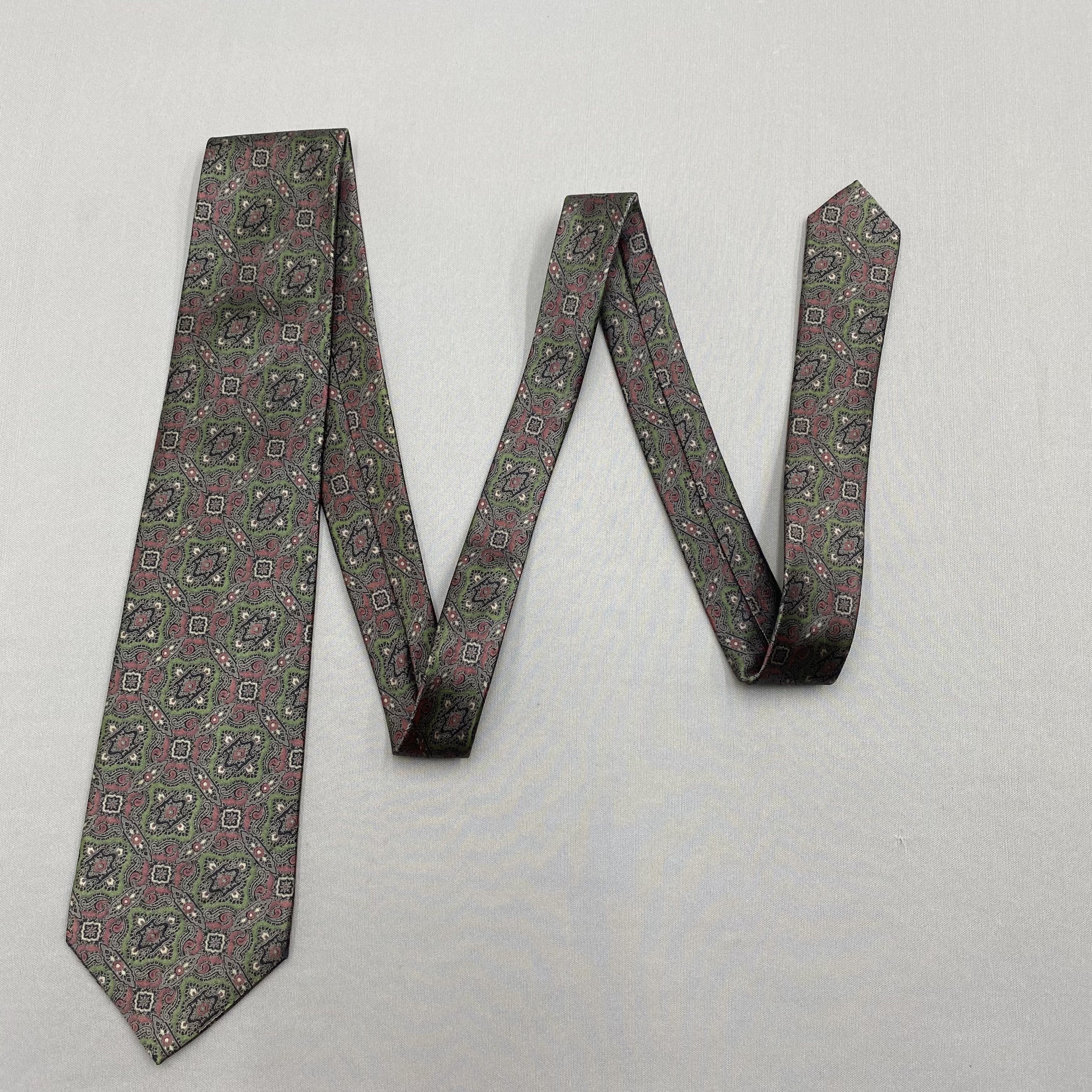 Japanese Brand Vintage Christian Dior SILK Necktie Cravate Pure Silk Size ONE SIZE - 5 Thumbnail
