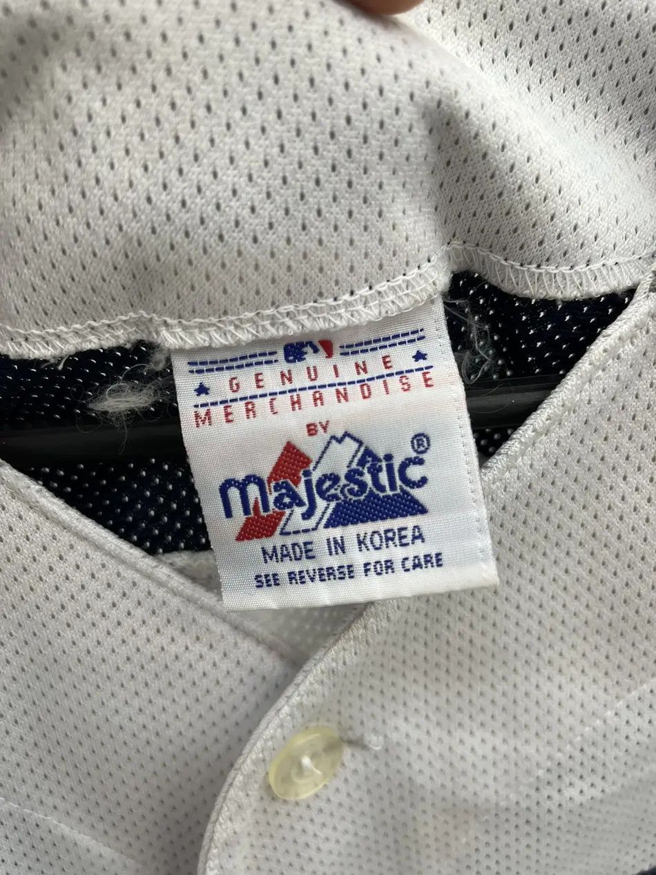 New York Yankees Vintage 90s Majestic New York Yankees Jersey Shirt Size US L / EU 52-54 / 3 - 2 Thumbnail