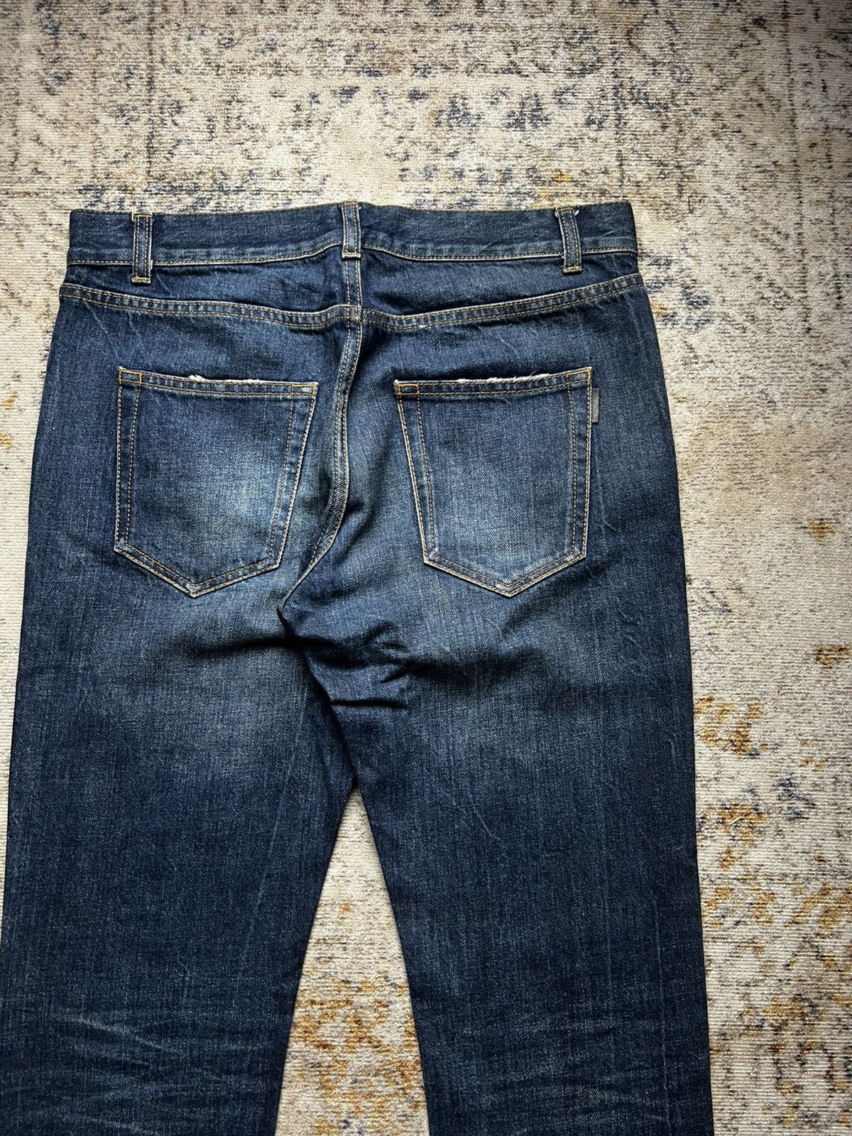 Saint Laurent Paris Saint Laurent Distressed D02 Jeans Size US 31 - 4 Thumbnail