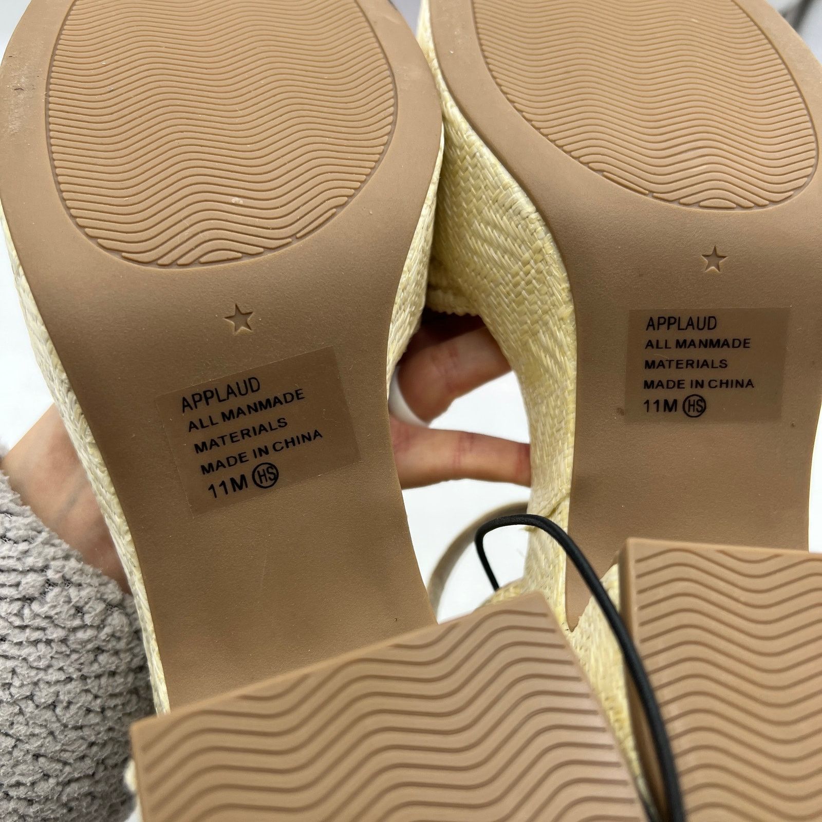 Other Pop Womens Applaud Heeled Sandals Natural Size US 11 / IT 41 - 9 Thumbnail