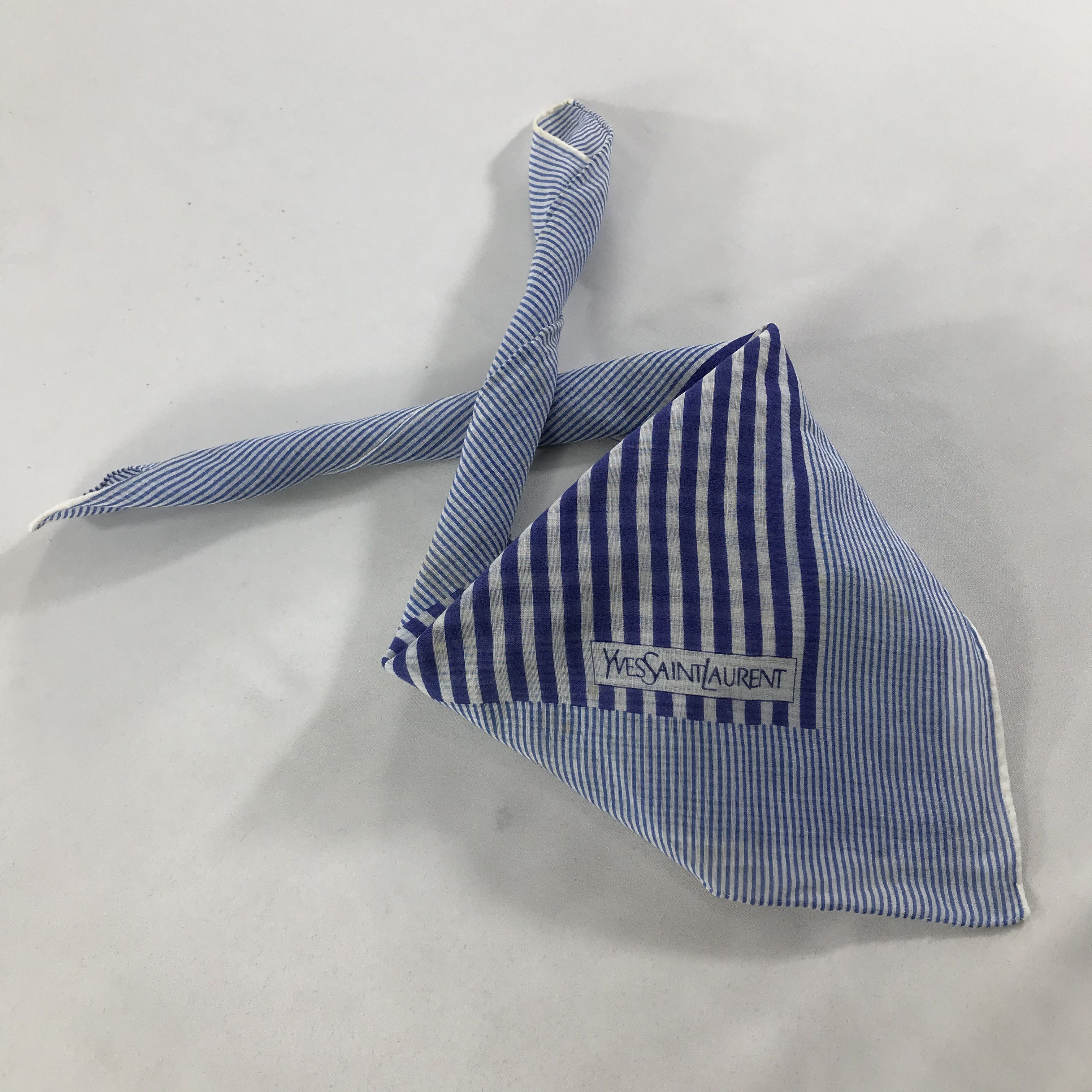 Vintage × Yves Saint Laurent Yves Saint Laurent Bandana / Handkerchief/Neckerchief -S1719 Size ONE SIZE - 4 Thumbnail