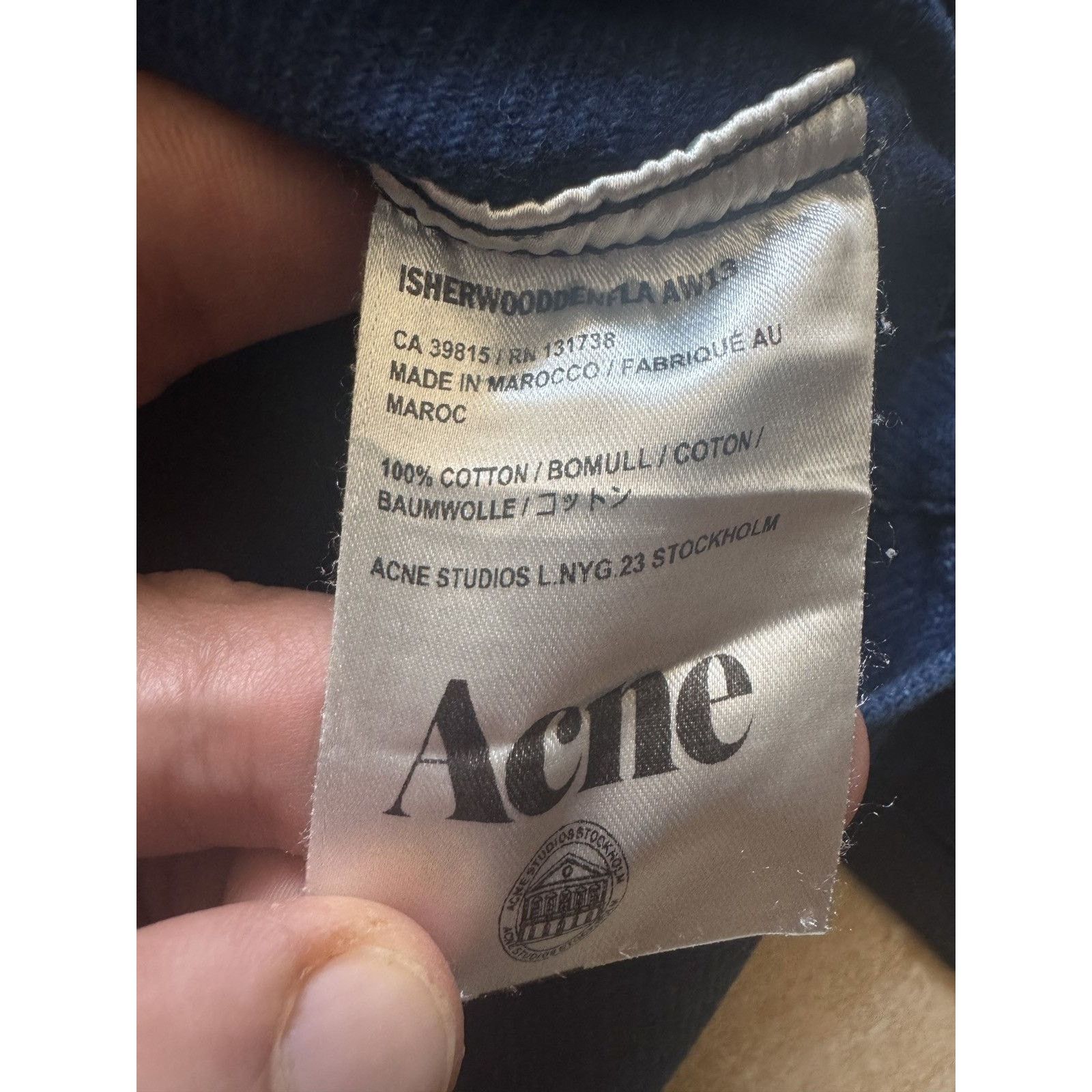 Acne Studios Acne Studios Isherwooddenfla AW13 Shirt Size US M / EU 48-50 / 2 - 5 Thumbnail