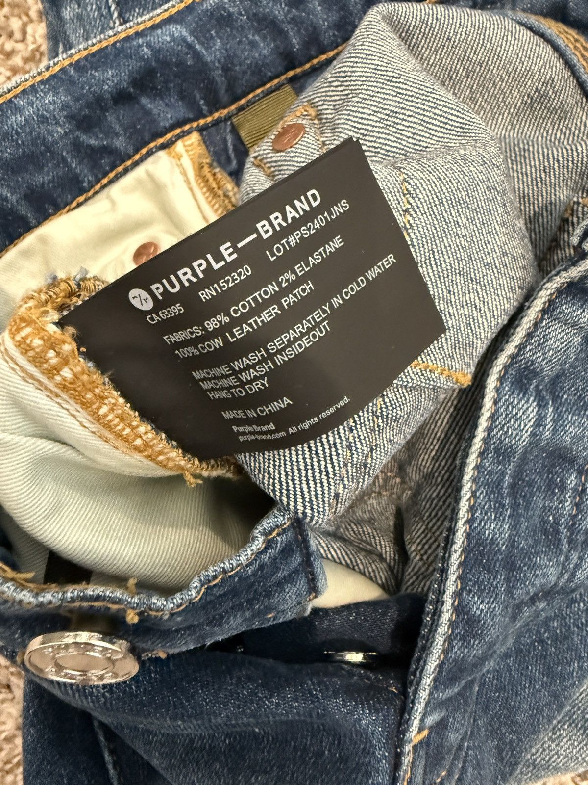 Purple Brand Purple Brand Jeans - Dark Indigo Size US 29 - 9 Thumbnail
