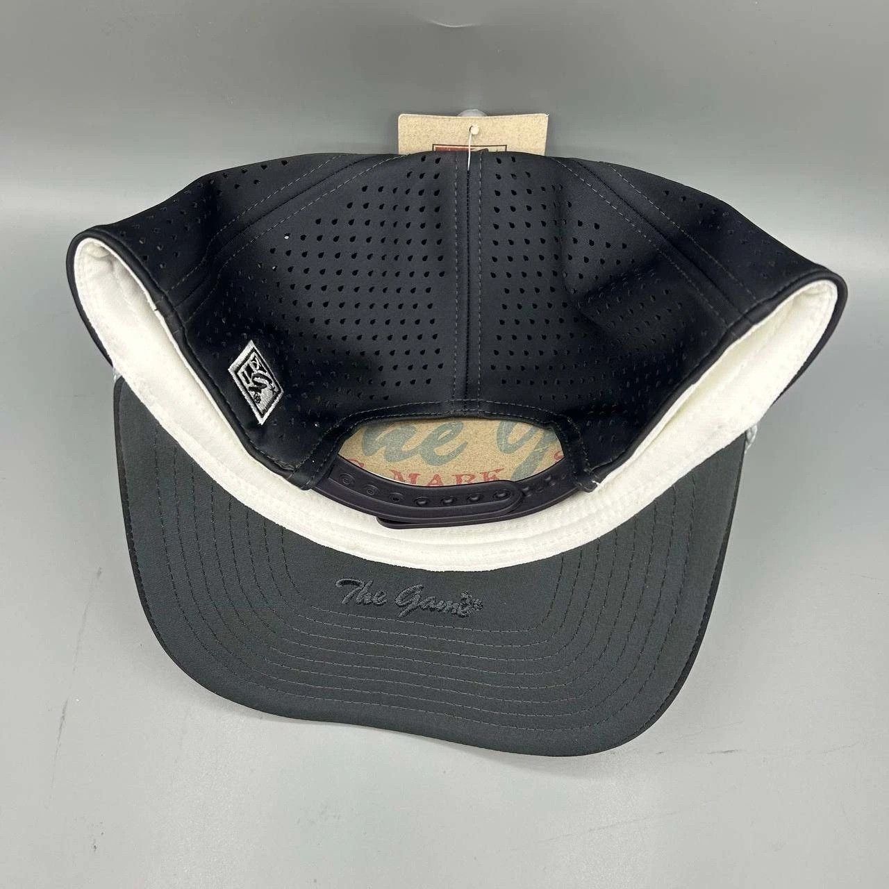 The Game The Game Hat Men Black Gray Blank Plain Snap Back Cap New Size ONE SIZE - 5 Thumbnail