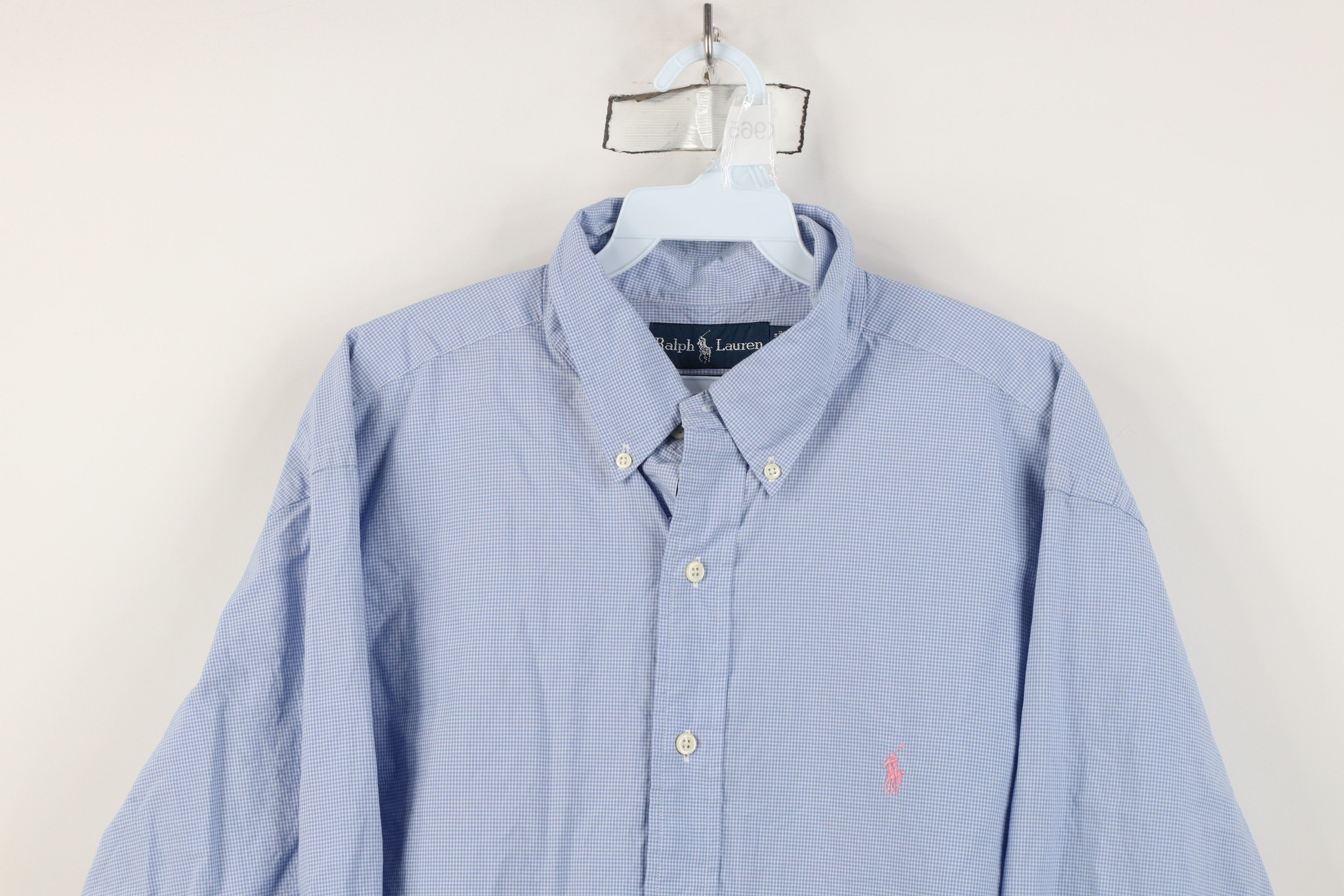 Ralph Lauren Vintage 90s Ralph Lauren Fit Collared Button Down Shirt Size US M / EU 48-50 / 2 - 2 Thumbnail