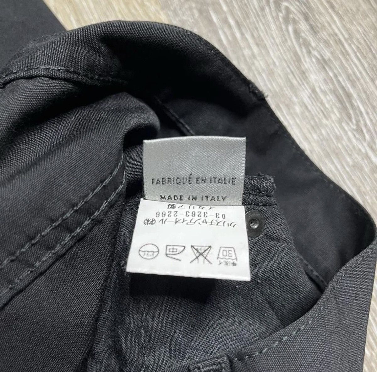 Hedi Slimane Dior Homme SS 2005 BECK/UNTITLED Black Whiskered Pants Size US 31 - 7 Thumbnail