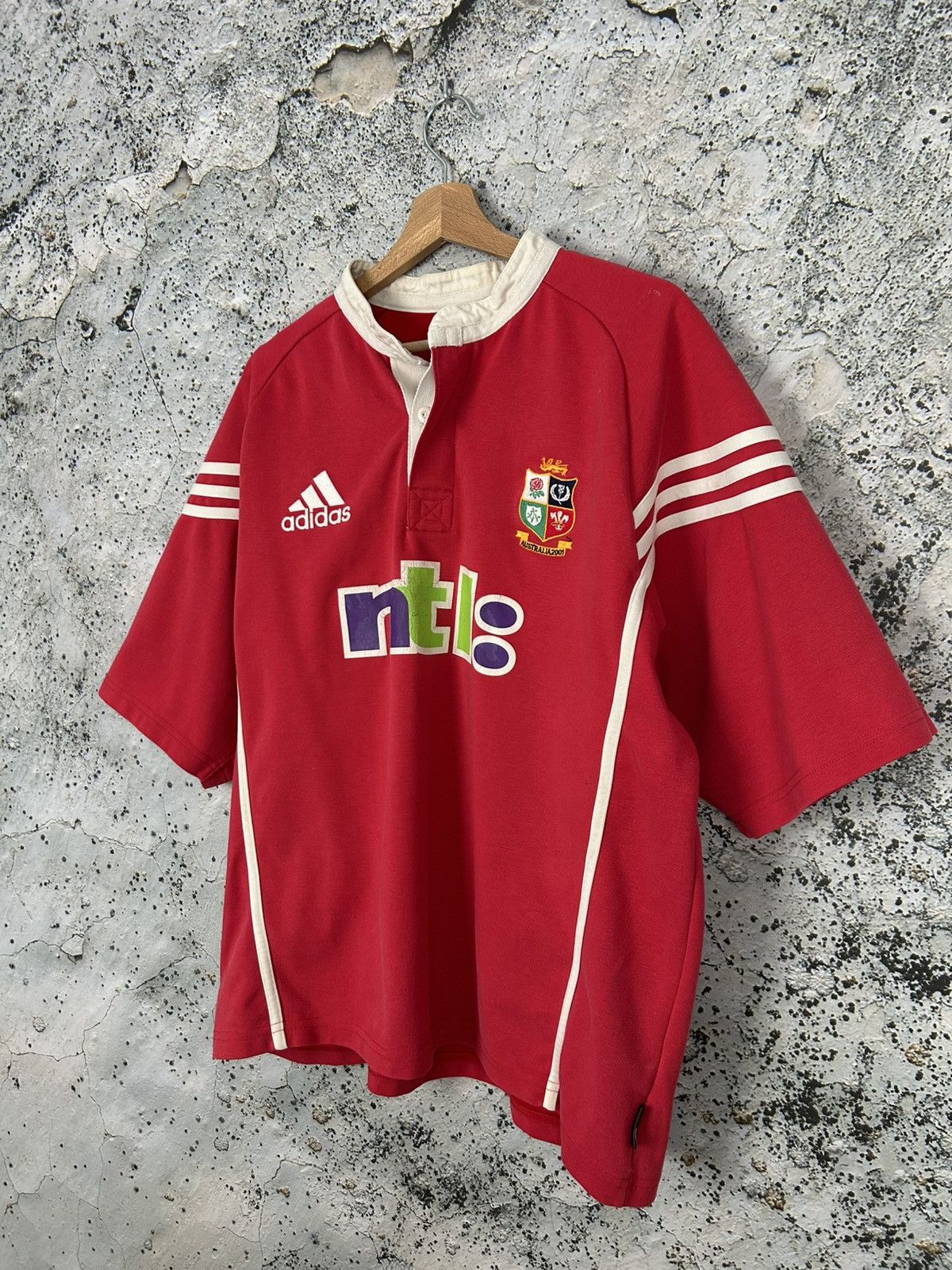 Adidas Vintage Adidas Australia 2001 Rugby World Cup League Jersey Size US M / EU 48-50 / 2 - 2 Thumbnail