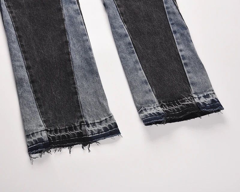 Japanese Brand × Jean Flared Streetwear Bootcut Denim Jeans Pants y2k vintage Size US 30 / EU 46 - 7 Thumbnail