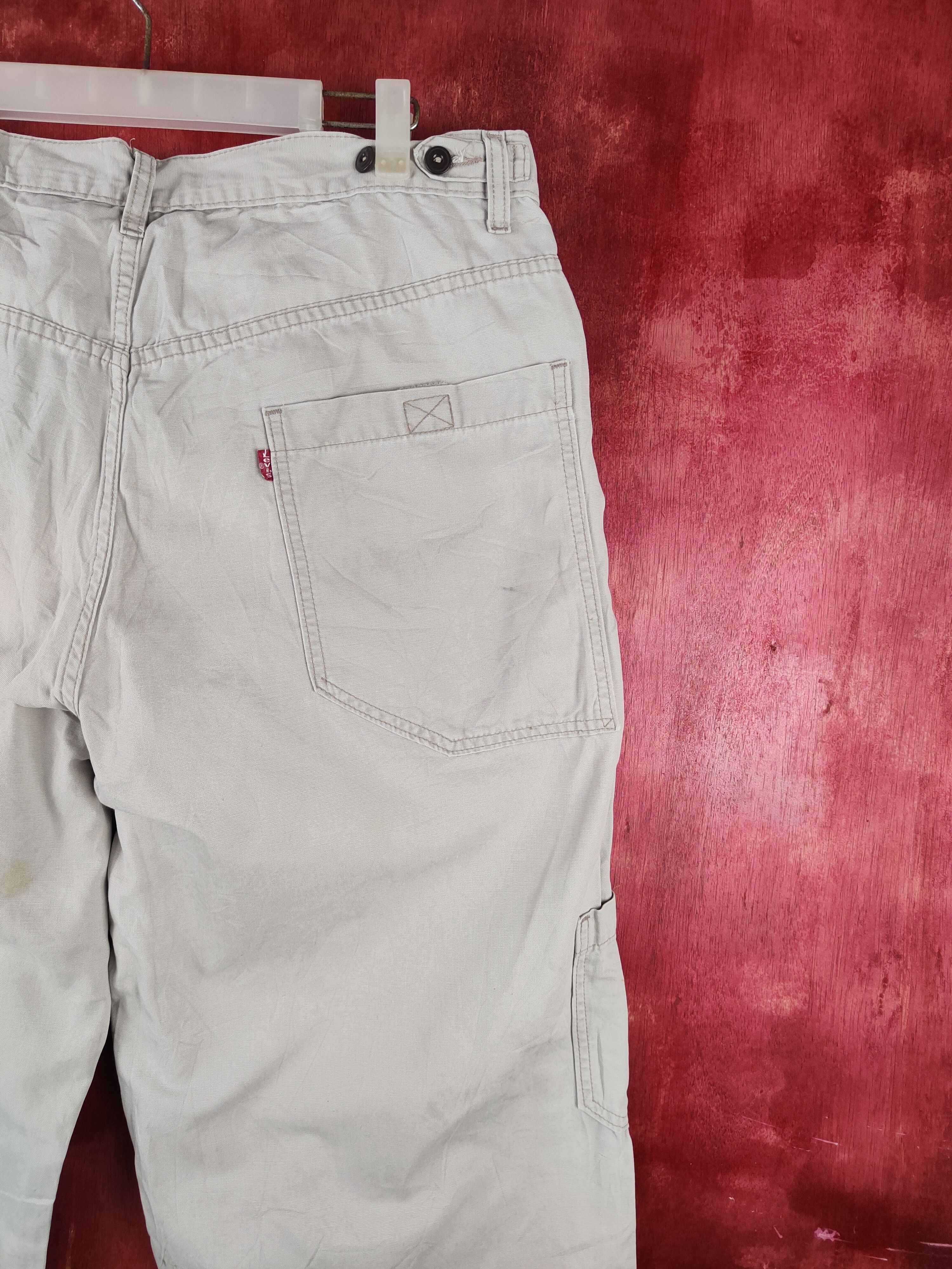Levi's Levis Light Gray Multipocket Cargo Pants N#S008 Size US 36 / EU 52 - 11 Thumbnail