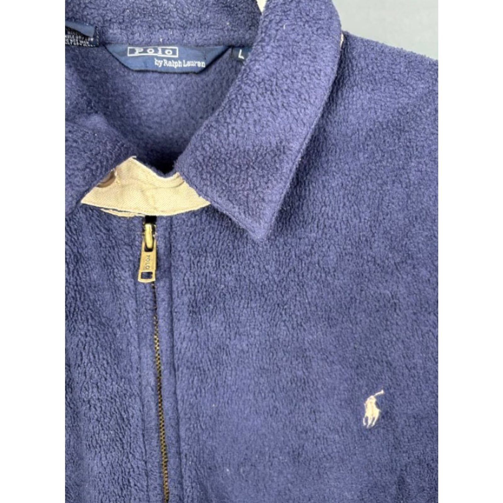 Polo Ralph Lauren Polo Ralph Lauren Bomber Jacket L Blue Polyester Long Sleeve Zip Jacket Size US L / EU 52-54 / 3 - 5 Thumbnail