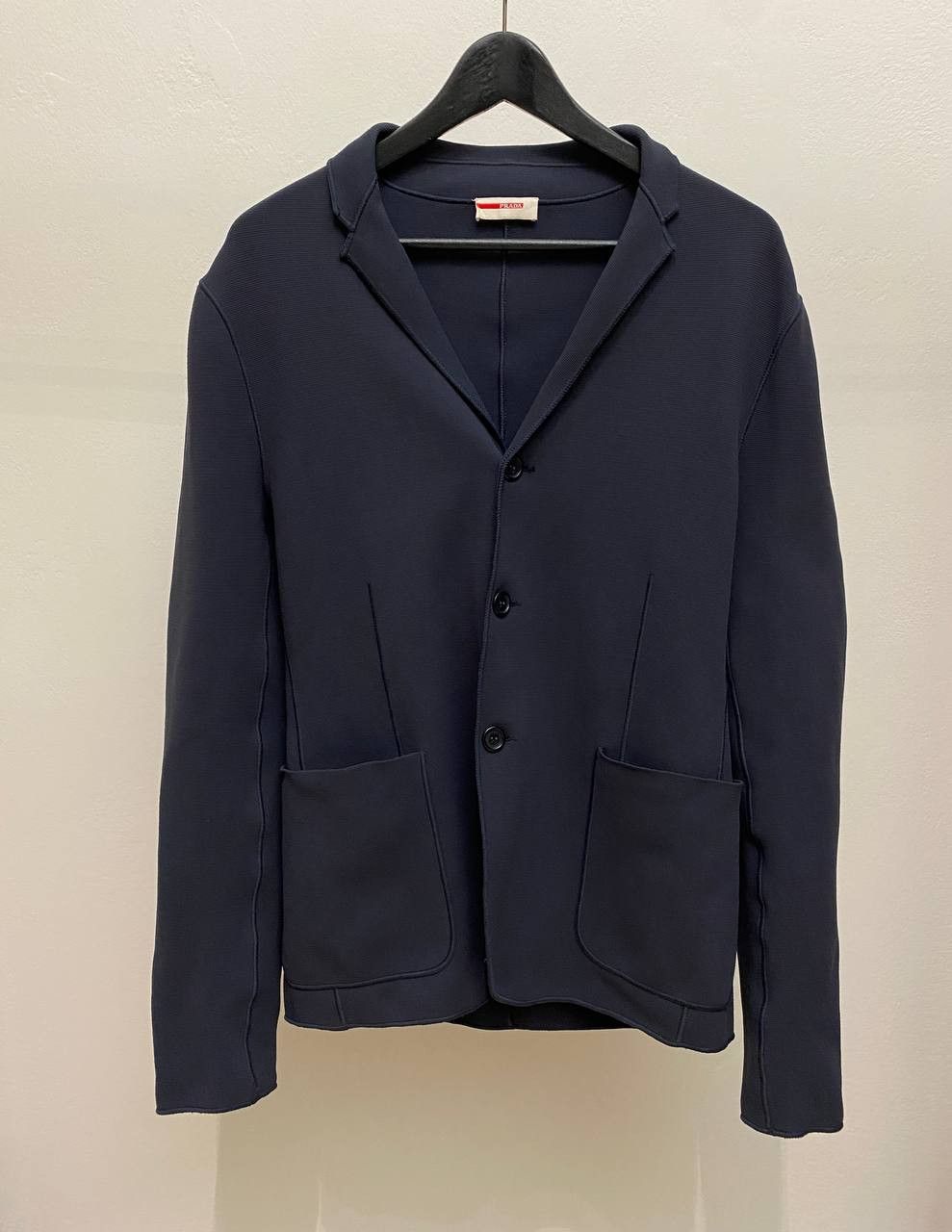 Prada Casual Classic Stretch Polyamide Blazer Jacket Y2K