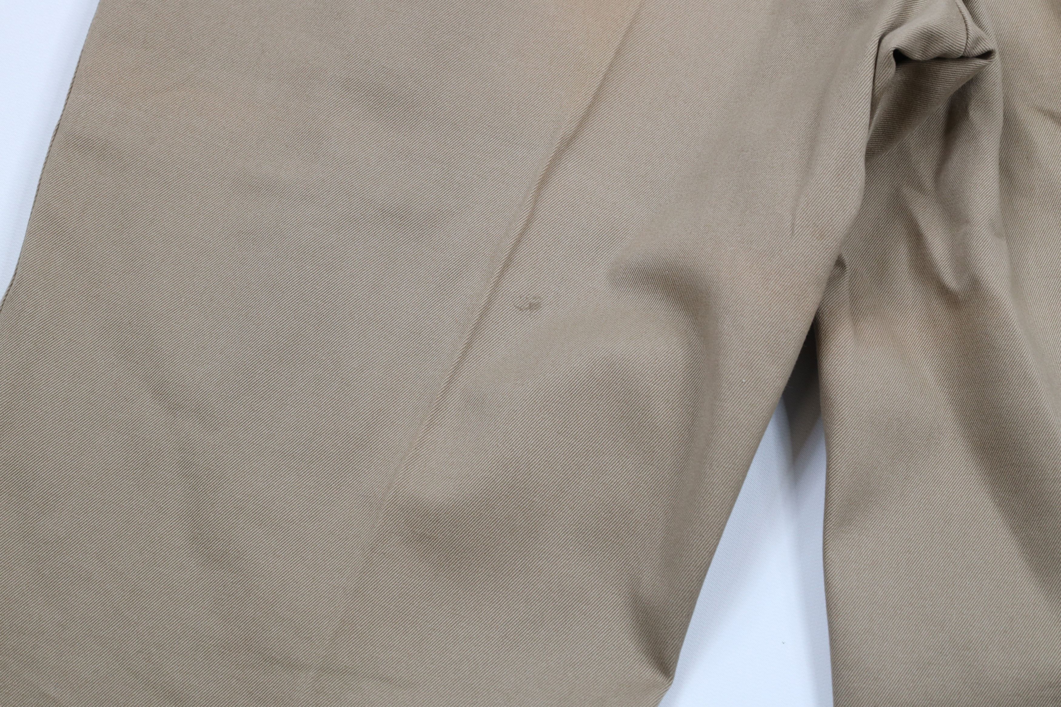 Lands' End × Vintage Vintage 90s Lands End Cotton Pleated Cuffed Chino Pants USA Size US 36 / EU 52 - 11 Thumbnail