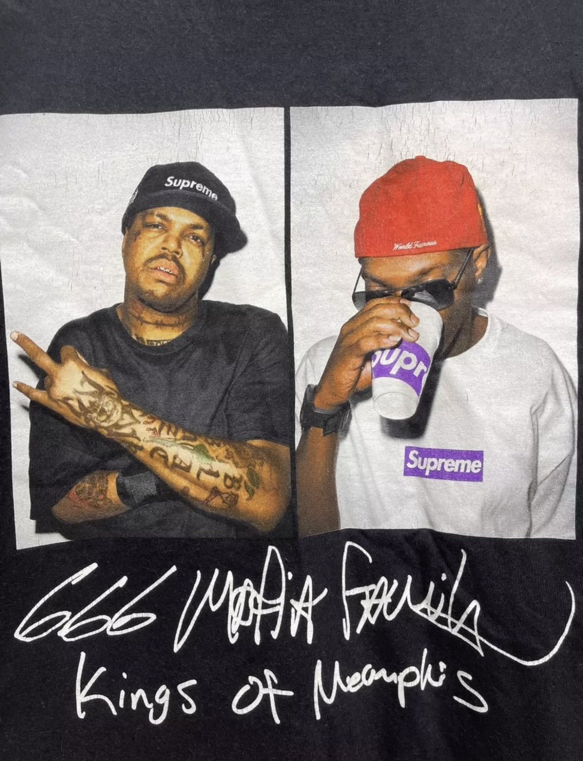 Supreme Supreme 36 mafia photo tee T-shirt Size US M / EU 48-50 / 2 - 2 Thumbnail