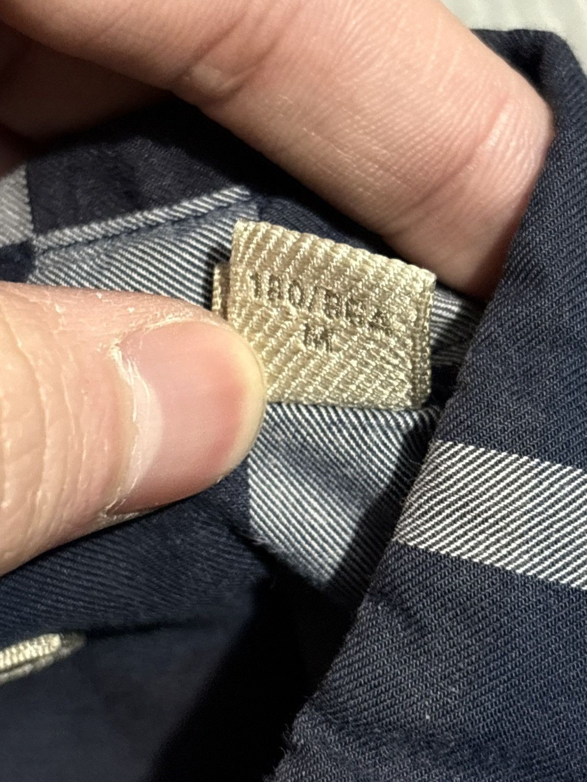 Burberry M Burberry Plaid Blue Gray Checkered Shirt Button up down Size US M / EU 48-50 / 2 - 7 Thumbnail