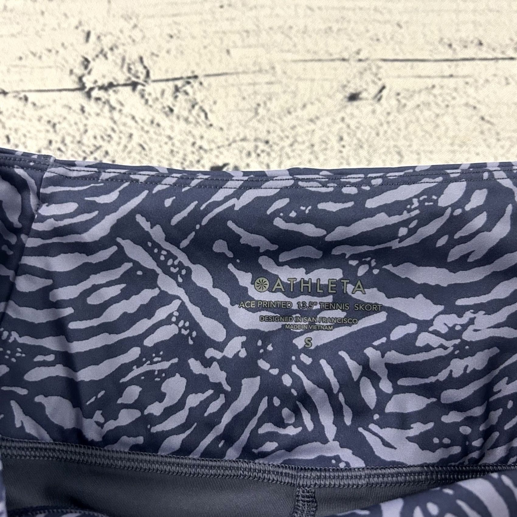 Athleta Athleta Ace Printed Skort Women's Small Purple Tennis Size ONE SIZE - 2 Thumbnail