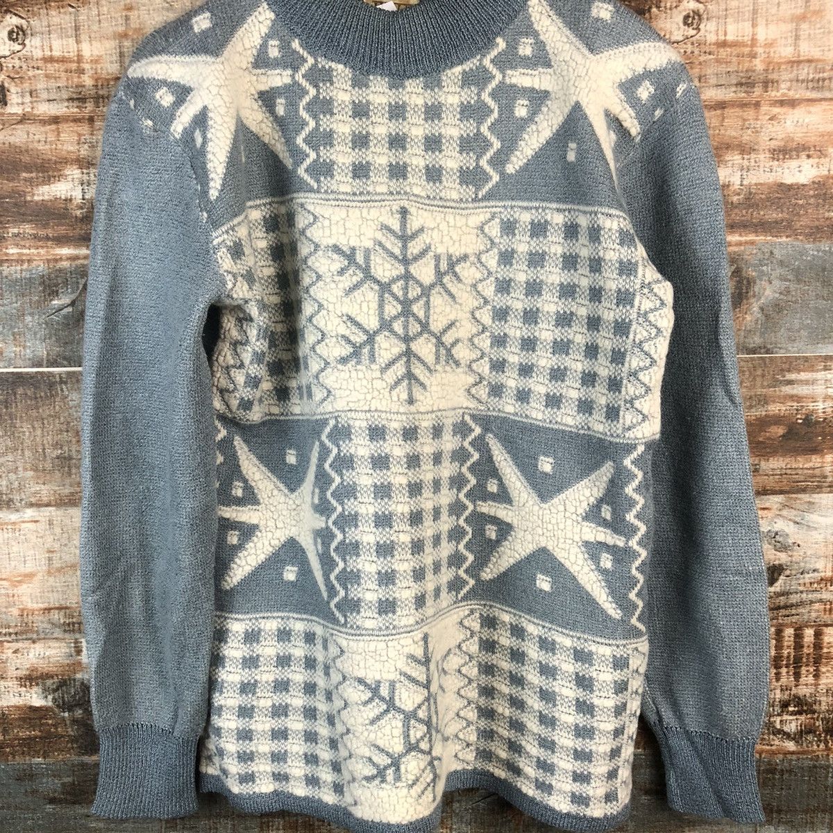 Homespun Knitwear DL Juria vintage art Blue Knitwear #C731 Size M / US 6-8 / IT 42-44 - 9 Thumbnail