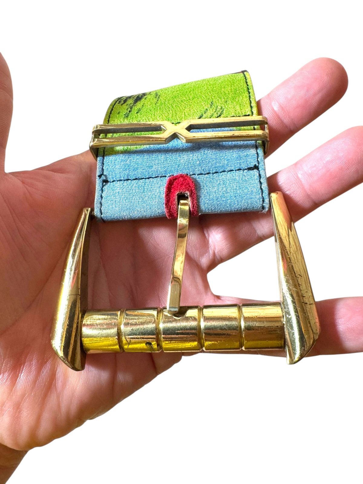 Versace Vintage Gianni Versace Pop Art Belt –M. Monroe & James Dean Size ONE SIZE - 2 Thumbnail