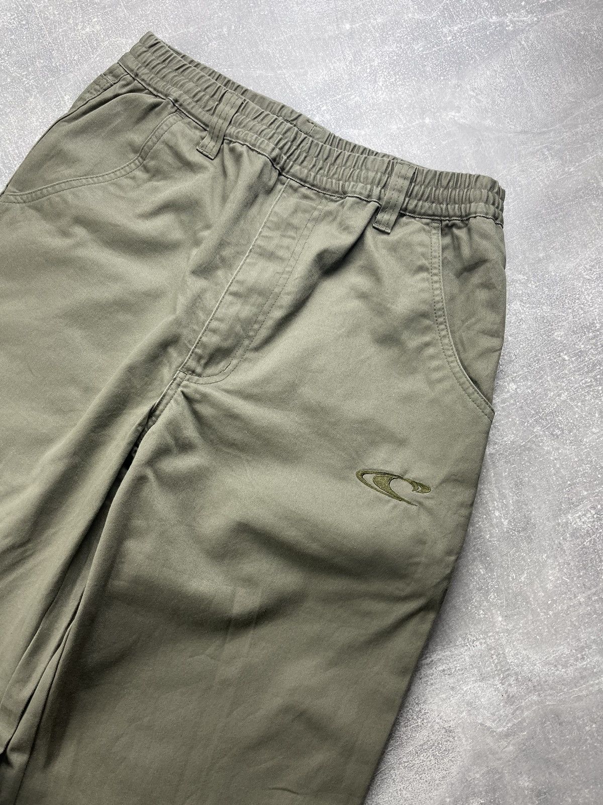 O'Neill Oneill Vintage 90s DeadStock Cargo Carpenter Khaki Pants Size US 31 - 8 Thumbnail