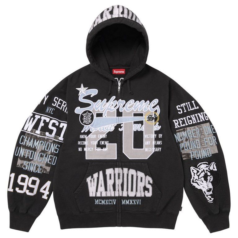 Supreme Supreme Zip Up Hoodie x Weirdo Dave | Grailed