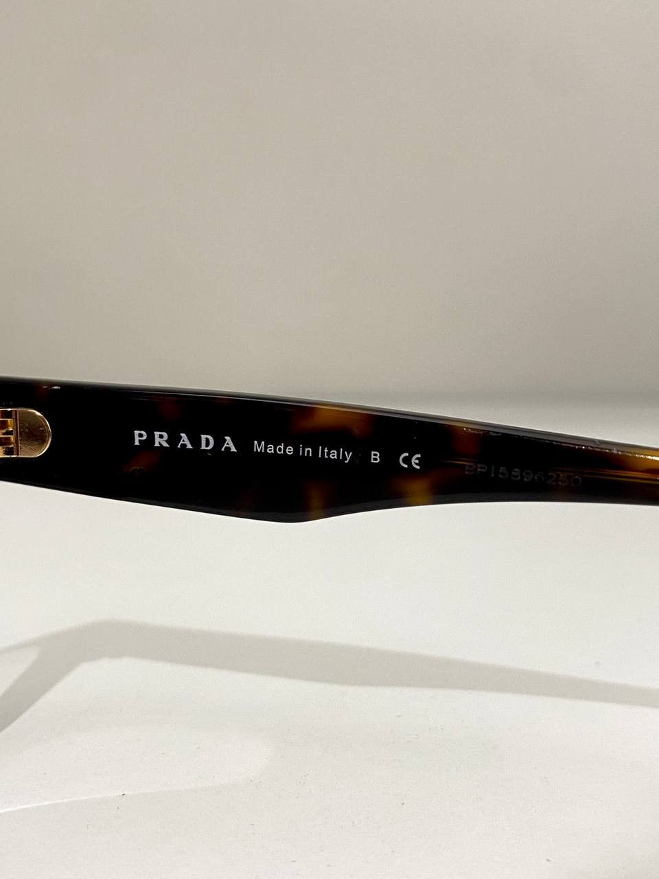 Prada Prada Logo Cat Eye Retro Tortoise Eyeglasses Vintage Y2K Size ONE SIZE - 13 Thumbnail