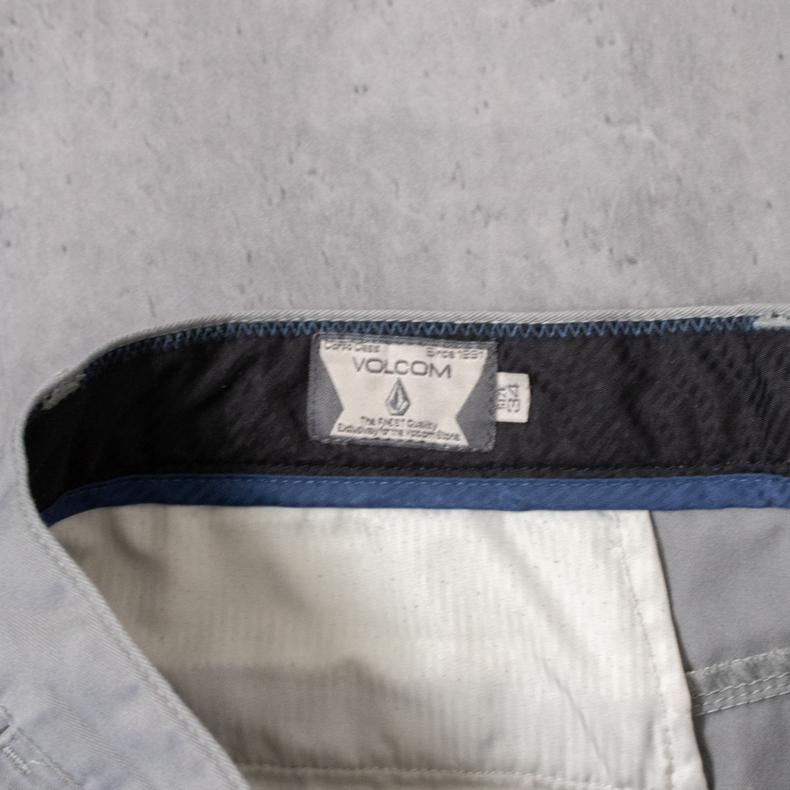 Volcom Y2K 2000's Volcom Baggy Relax Fit Grey Cotton Shorts Size US 36 / EU 52 - 6 Thumbnail