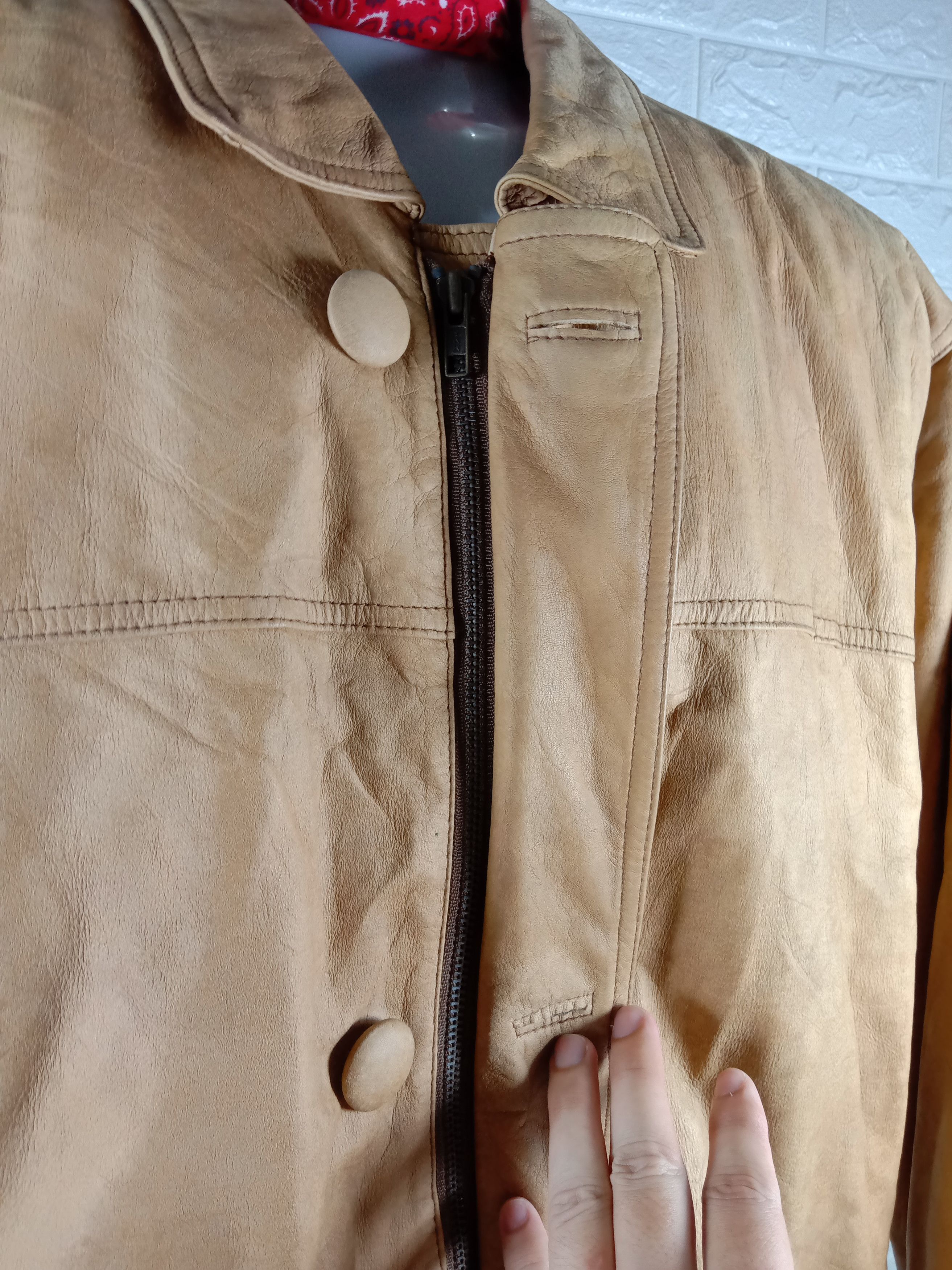 Vintage Vintage VIP Leather Fashion London-Paris Stylish Jacket Size US L / EU 52-54 / 3 - 7 Thumbnail