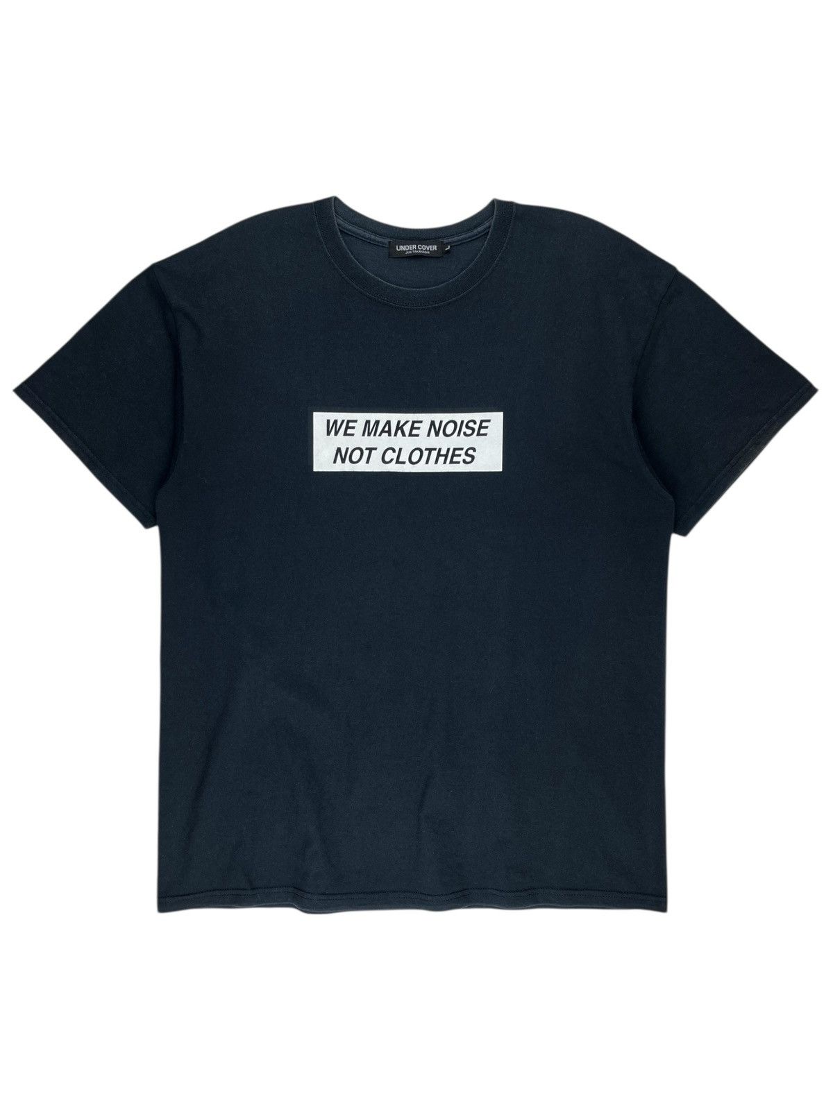 Undercover Undercover WMNNC We Make Noise Not Clothes Logo Tshirt Black Size US L / EU 52-54 / 3 - 1 Thumbnail