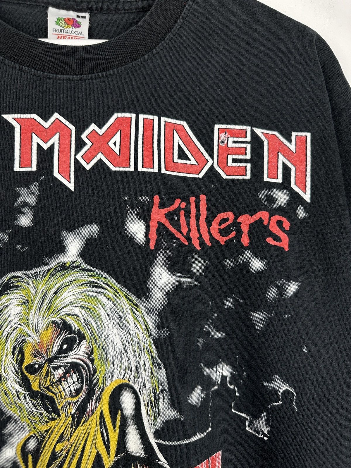 Band Tees Vintage Iron Maiden Killers Graphic Rock Band T Shirt Tee Size US L / EU 52-54 / 3 - 9 Thumbnail