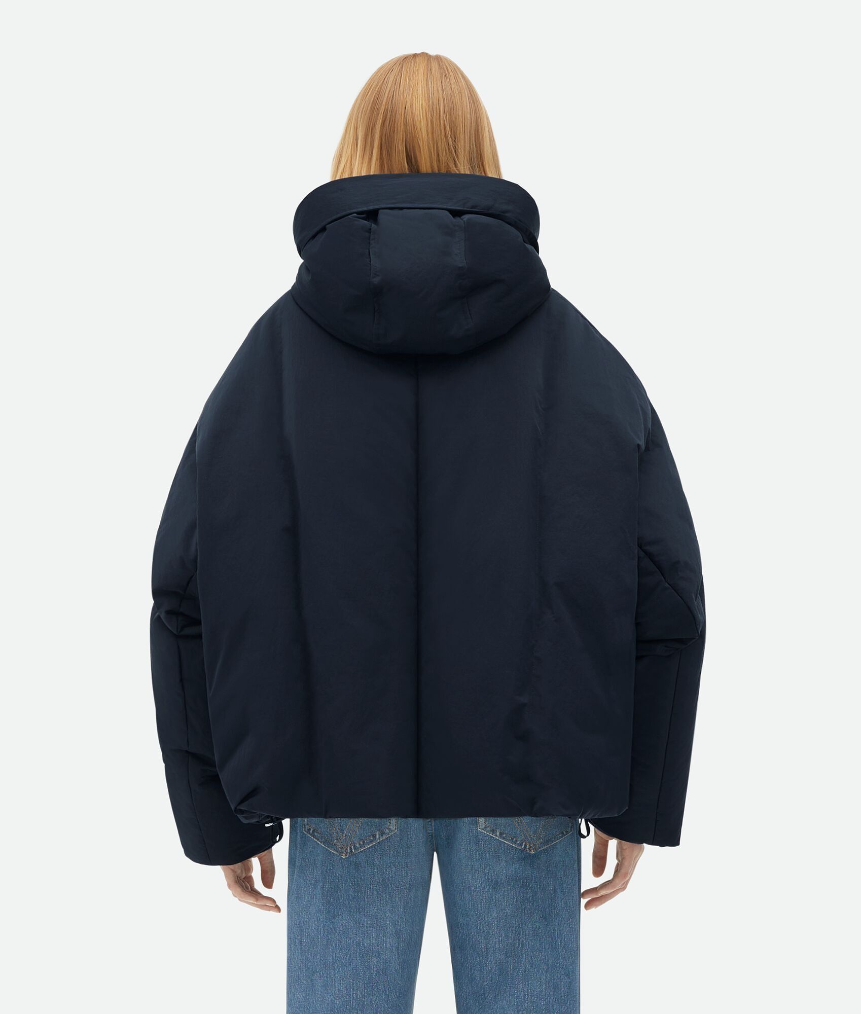 Bottega Veneta o1bcso1str0225 Tech Nylon Puffer Jacket in Dark Navy Size M / US 6-8 / IT 42-44 - 3 Thumbnail