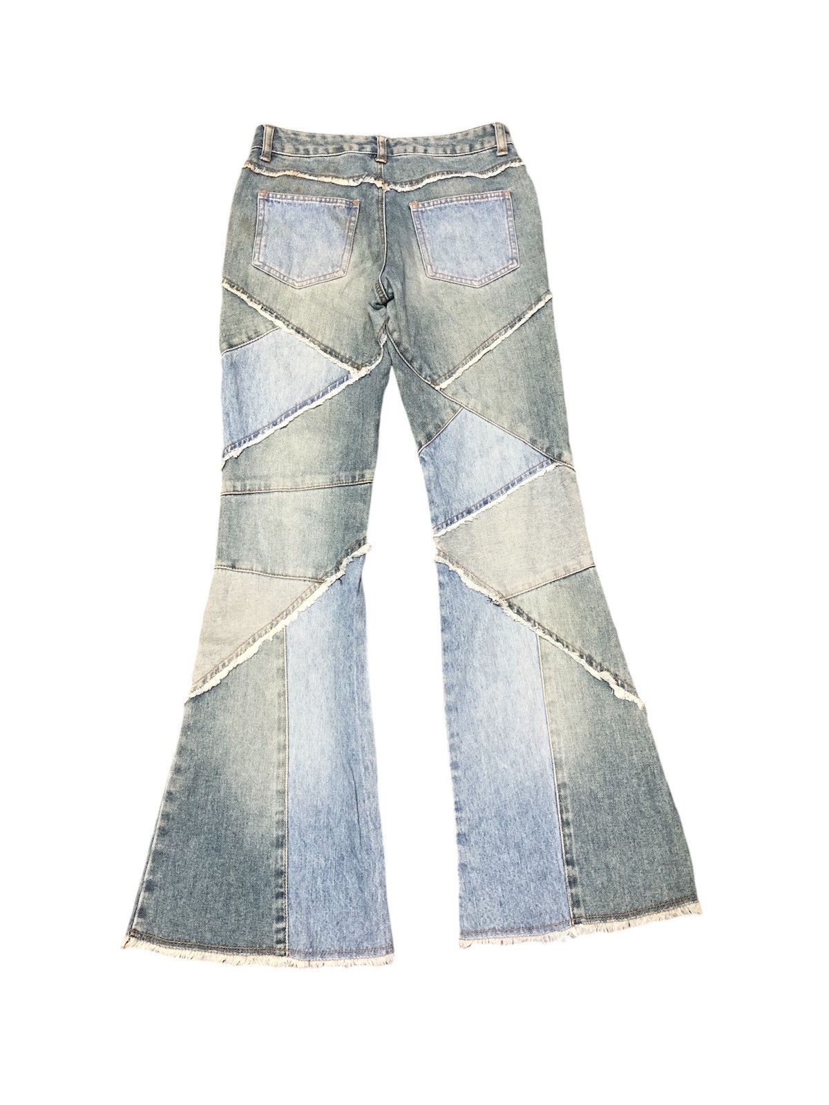 Other VINTAGE JOUER AUX ECHECH HAGI DENIM FLARED JEANS Size 28" / US 6 / IT 42 - 15 Thumbnail