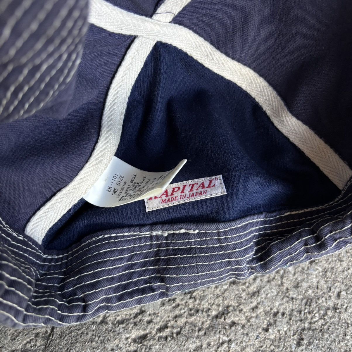 Kapital Kapital Old Man & The Sea Denim Bucket Hat Size ONE SIZE - 5 Thumbnail