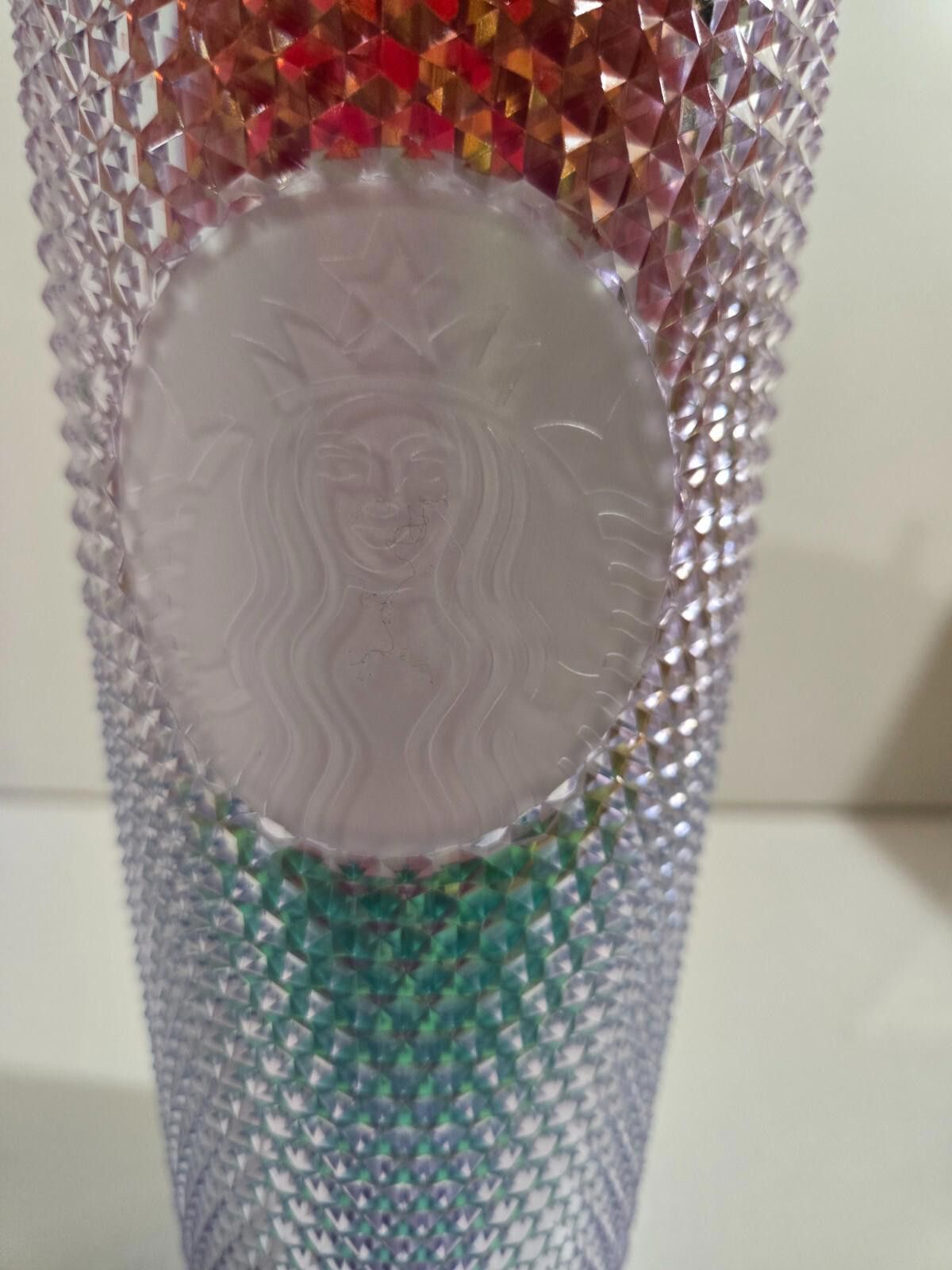 Designer Starbucks Tumbler Rainbow w/ Straw Studded 2024 24 oz NEW Size ONE SIZE - 2 Thumbnail
