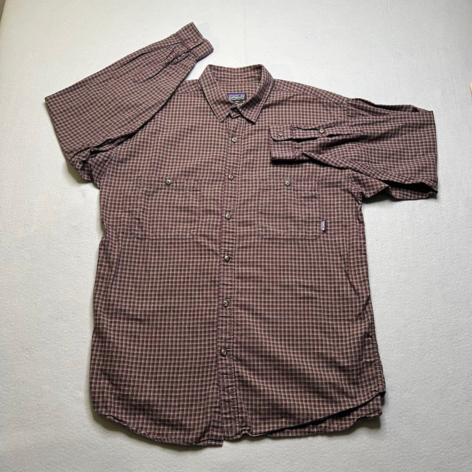 Patagonia Patagonia Organic Cotton Plaid Button Up Shirt Mens Large Size US L / EU 52-54 / 3 - 11 Thumbnail