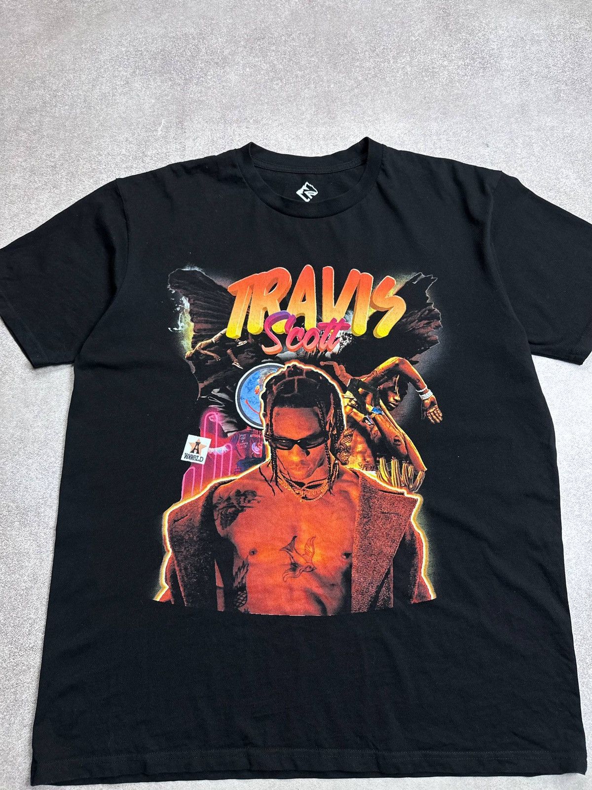 Vintage Travis Scott Double Sided Promo T-shirt XL Size US L / EU 52-54 / 3 - 2 Thumbnail