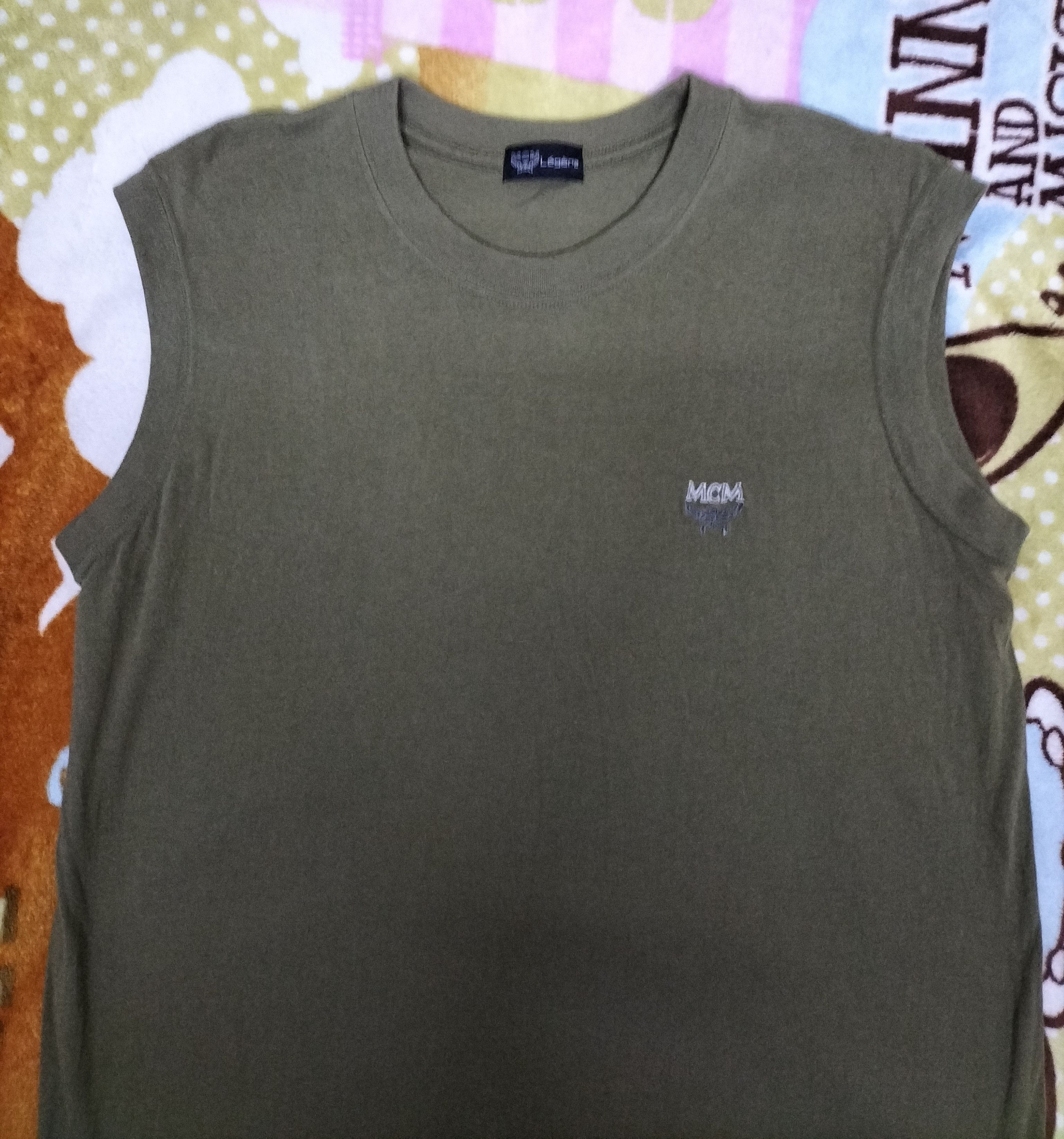 MCM MCM tank top / sleeveless green army Size US M / EU 48-50 / 2 - 3 Thumbnail