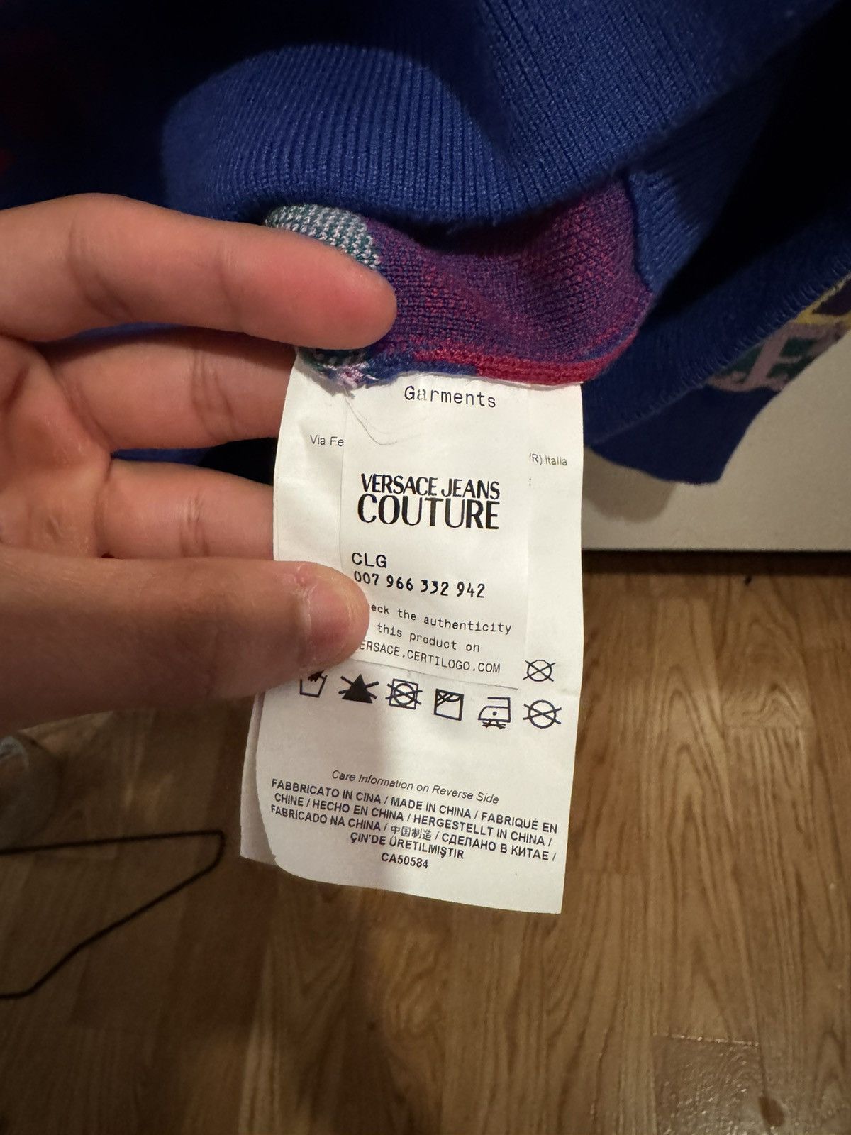 Versace Versace Jacquard Logo Sweater Size US XS / EU 42 / 0 - 6 Thumbnail