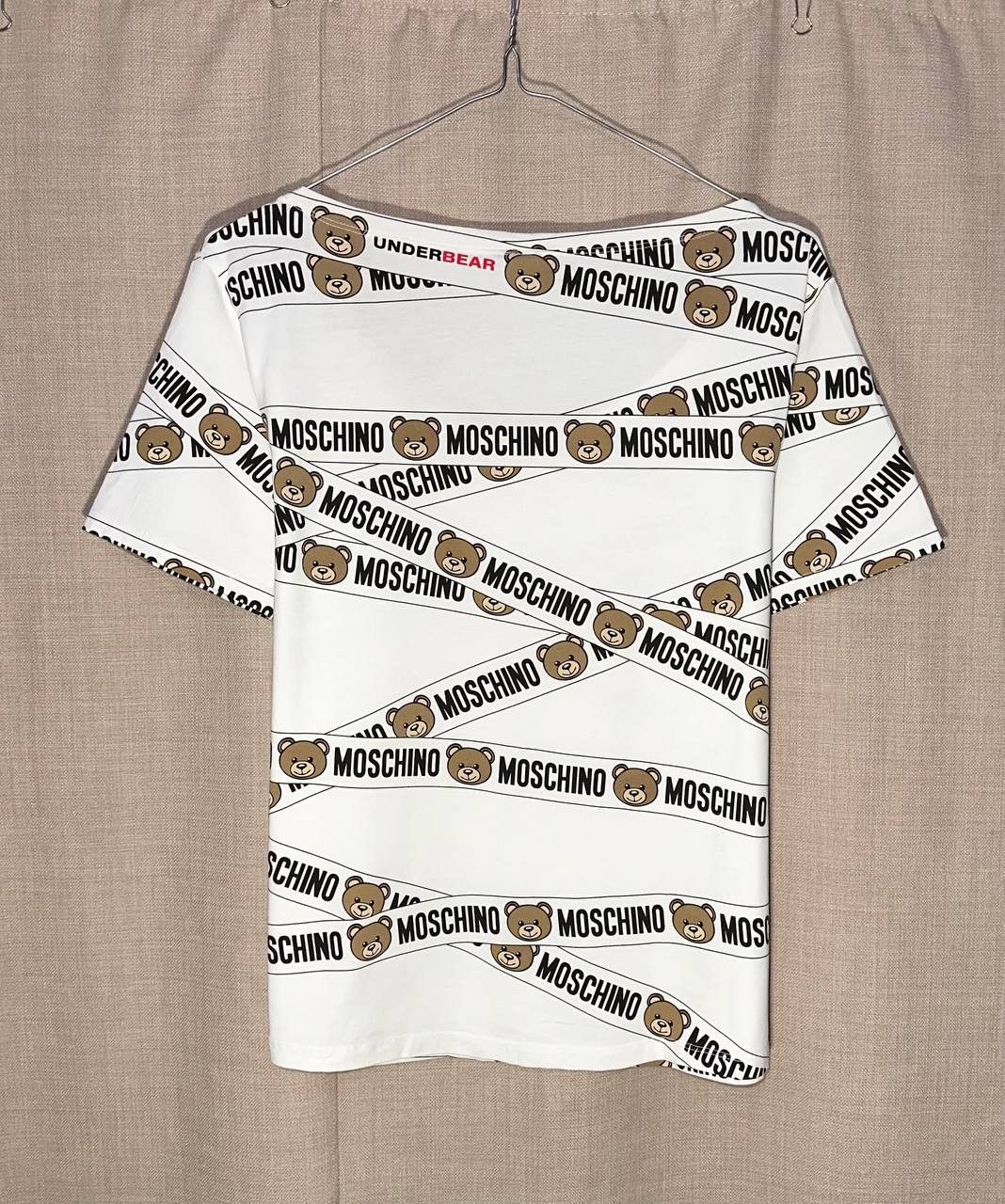 Moschino Moschino Underwear T-Shirt white Moschino UNDERBEAR Size M / US 6-8 / IT 42-44 - 4 Thumbnail
