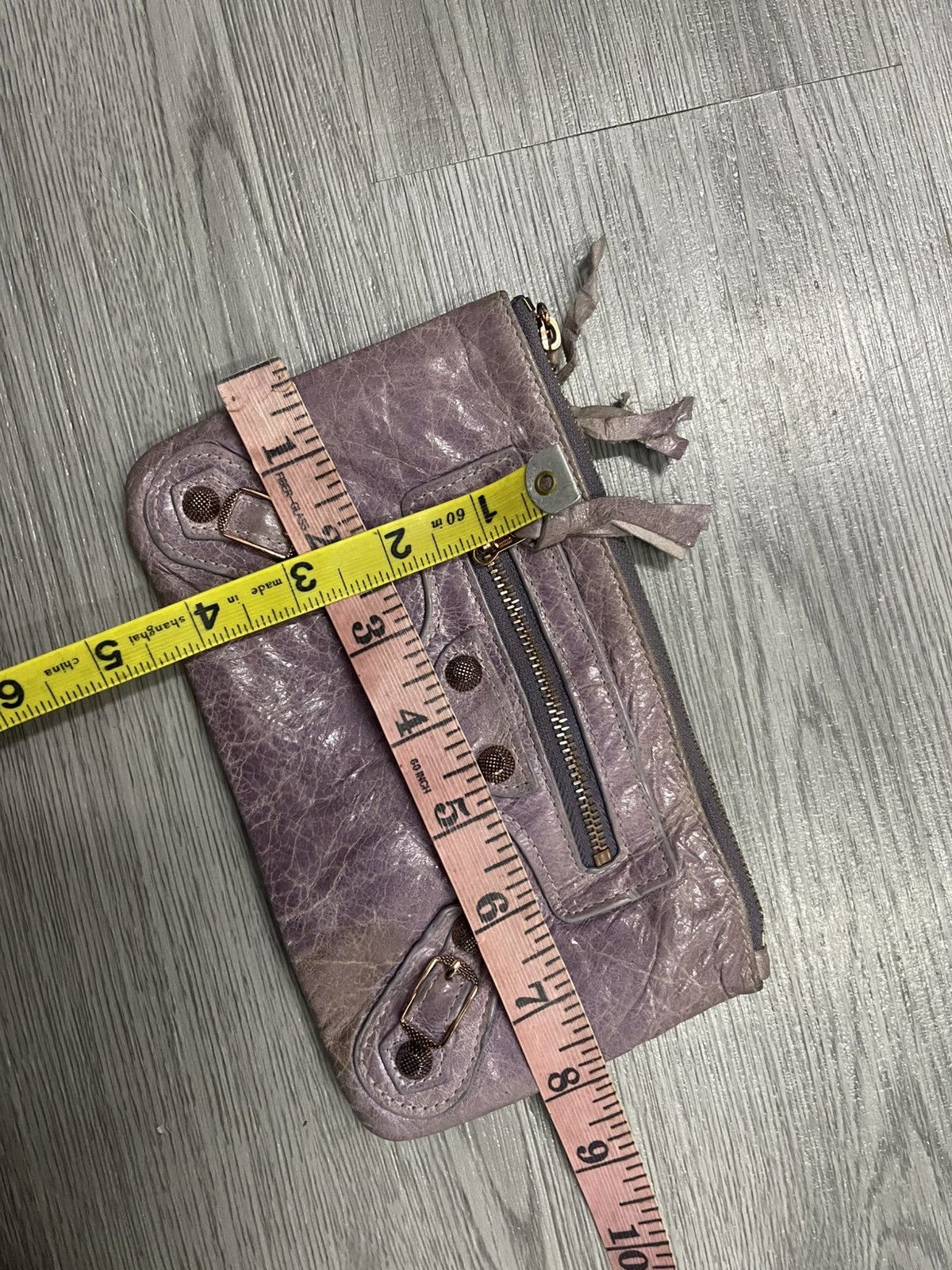 Balenciaga Balenciaga City purple leather Wallet Size ONE SIZE - 14 Thumbnail
