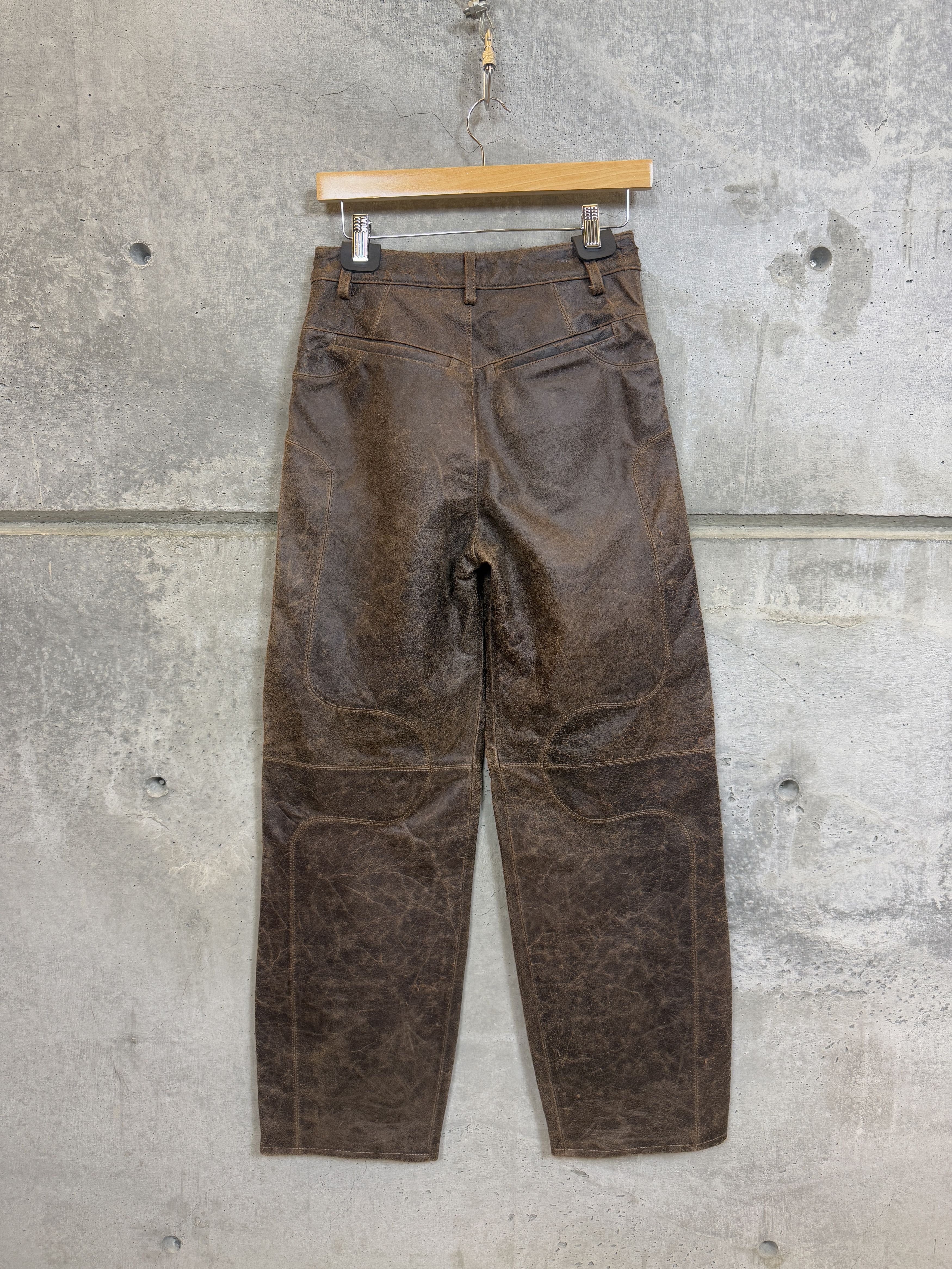 Eckhaus Latta $1600 Eckhaus Latta Hide Pants Size US 27 - 8 Thumbnail