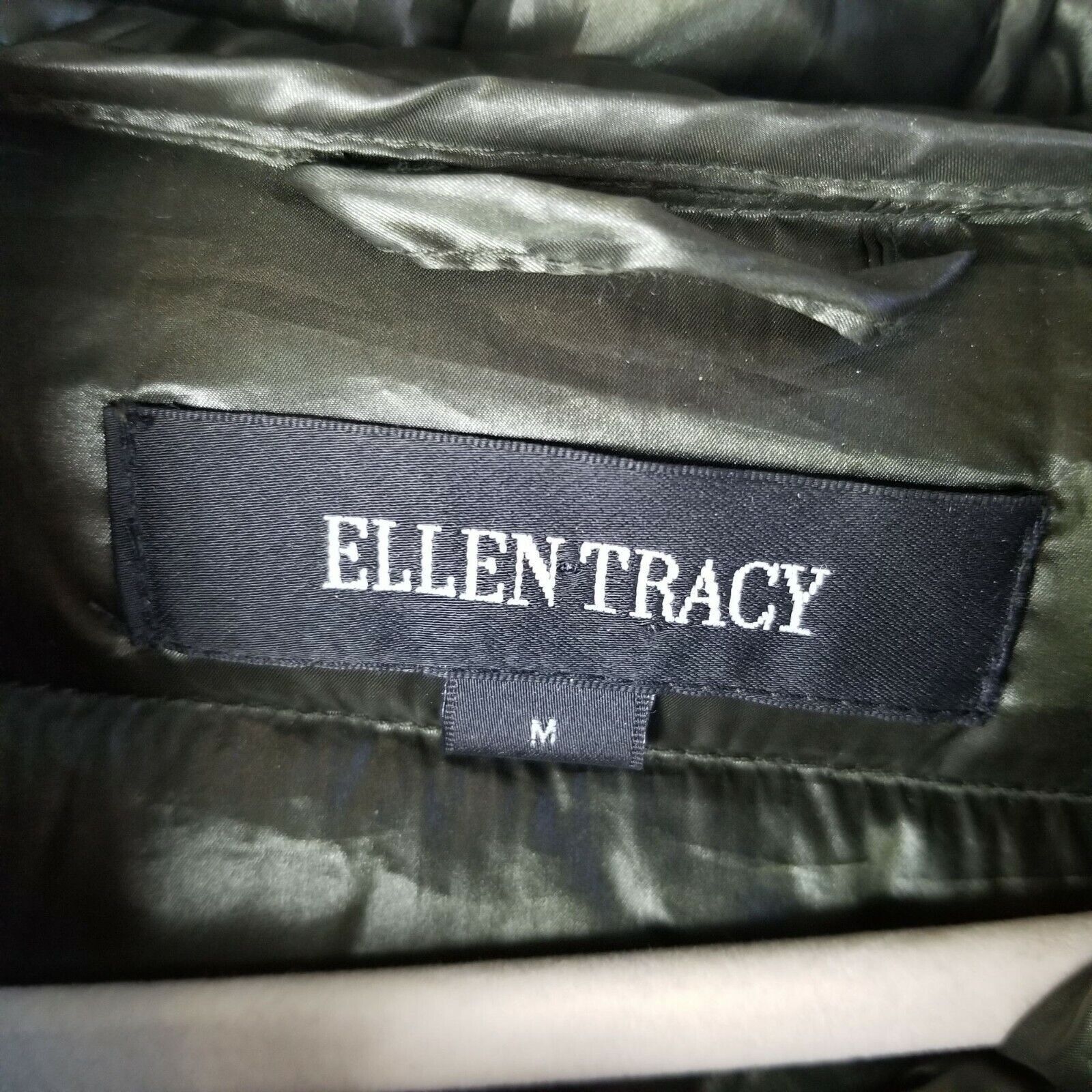 Ellen Tracy Ellen Tracy Womens Puff Jacket Duck Down M Chocolate Brown Size M / US 6-8 / IT 42-44 - 6 Thumbnail