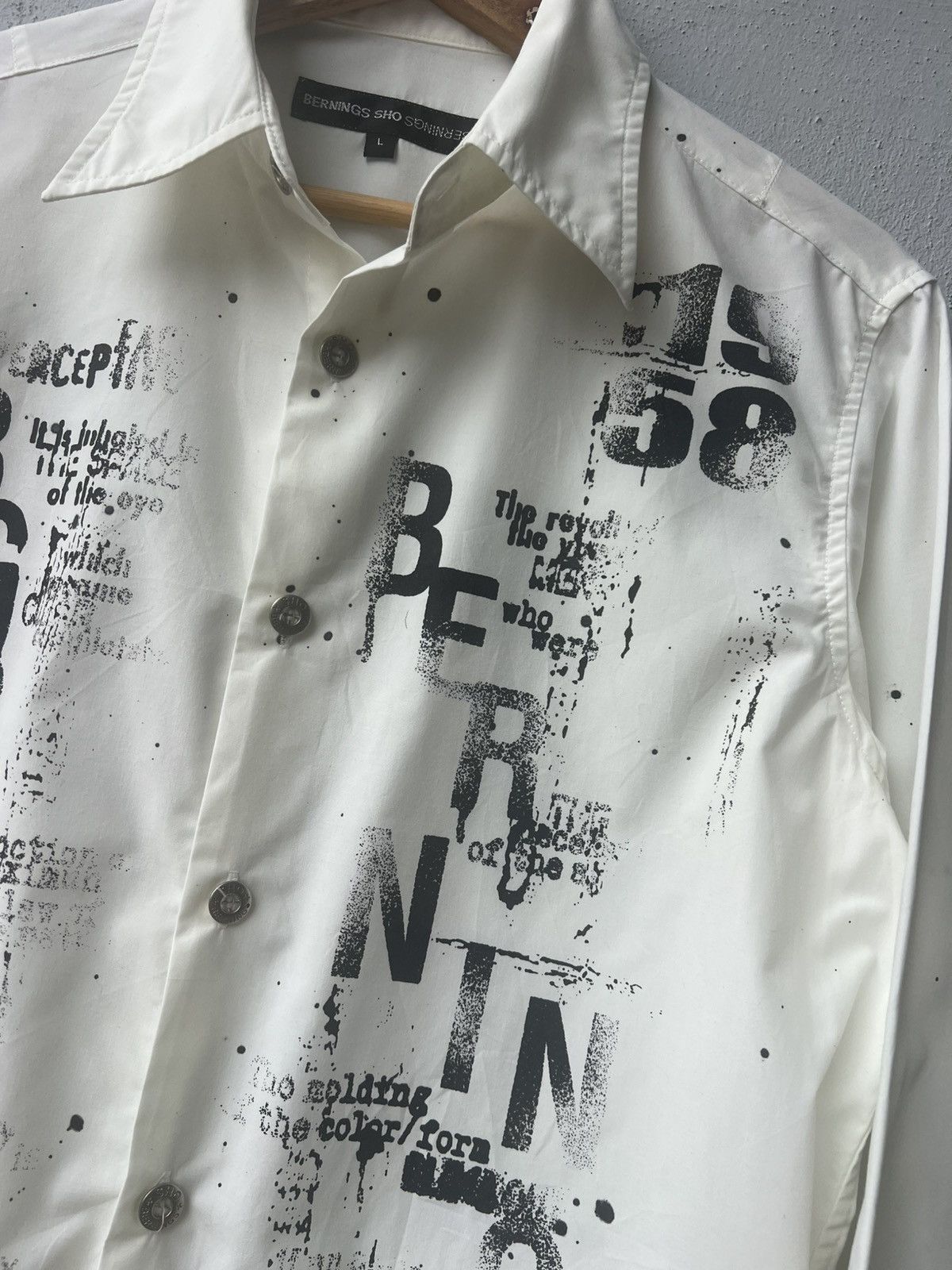 BERNINGS SHO VINTAGE BERNINGS SHO SEDITIONARIES PUNK SHIRT Size US L / EU 52-54 / 3 - 8 Thumbnail